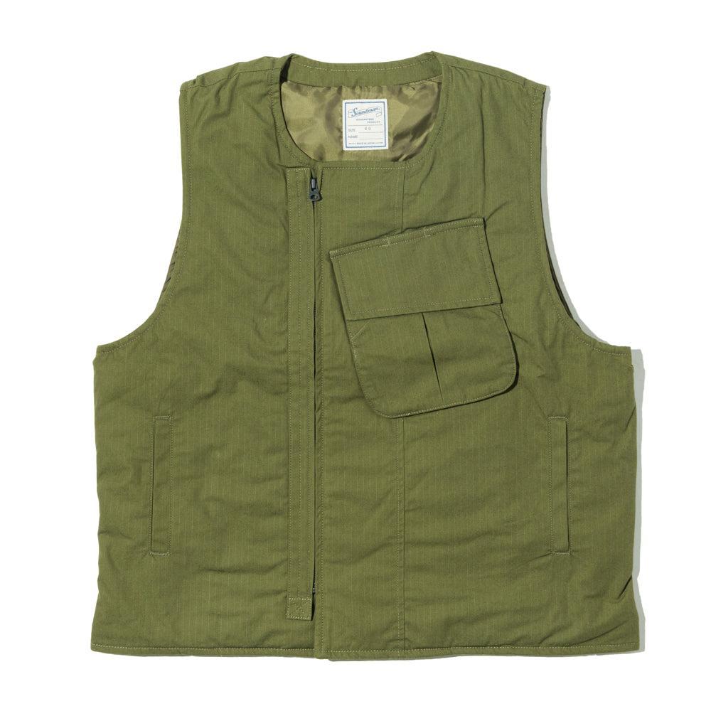 Soundman Rank Vest Olive Green-Jacket-Clutch Cafe