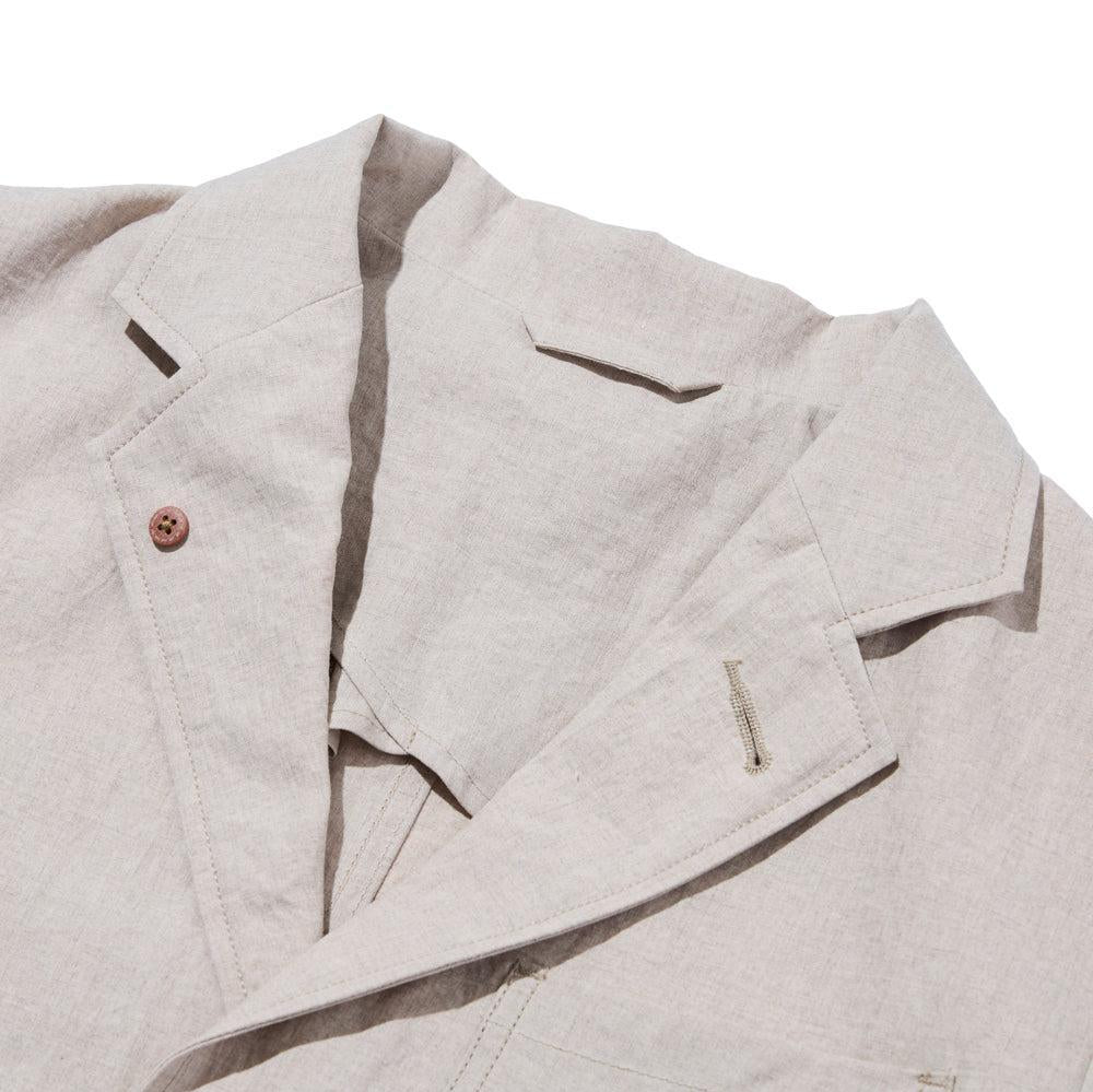 Soundman Rector Linen Jacket Natural-Jacket-Clutch Cafe