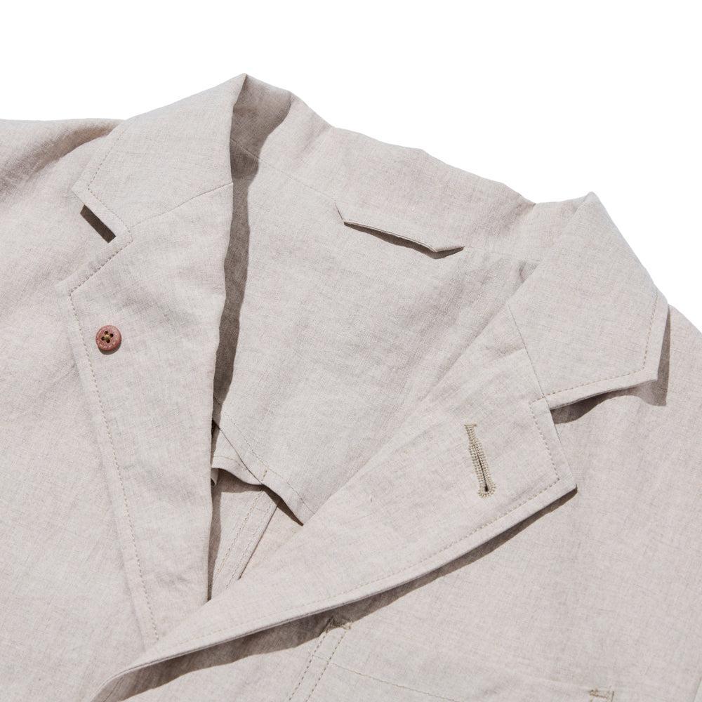 Soundman Rector Linen Jacket Natural-Jacket-Clutch Cafe