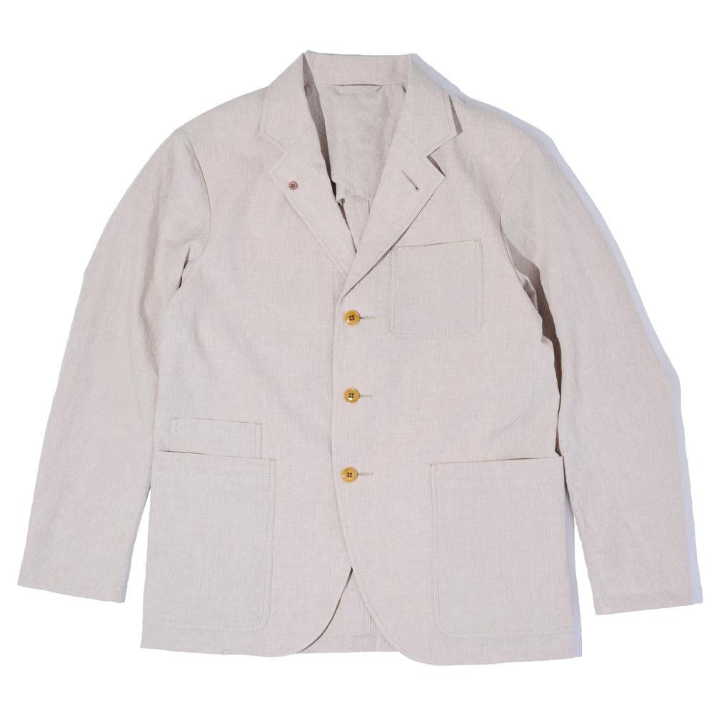 Soundman Rector Linen Jacket Natural-Jacket-Clutch Cafe