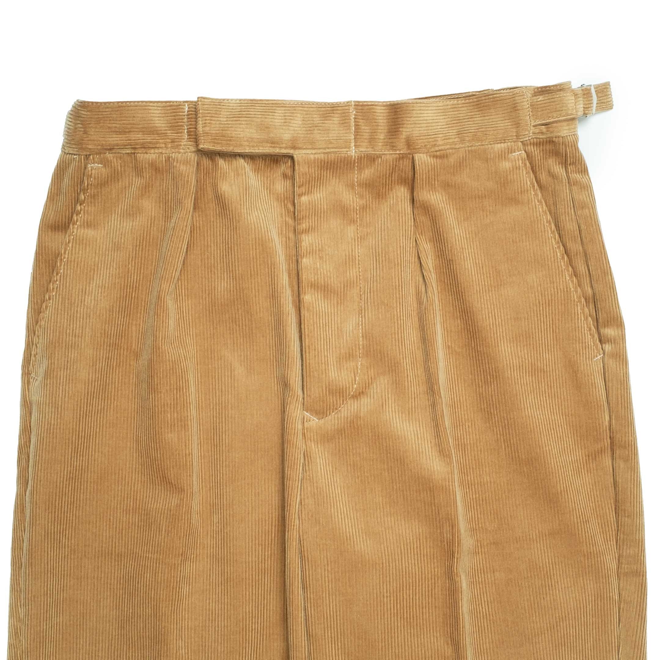 Soundman Rumford Corduroy Trousers Beige-Trousers-Clutch Cafe