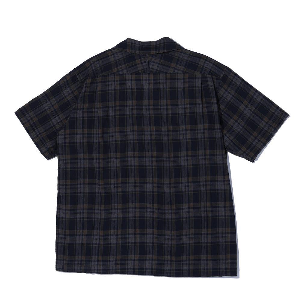 Soundman Shark II Open Collar Shirt Brown-Clutch Cafe