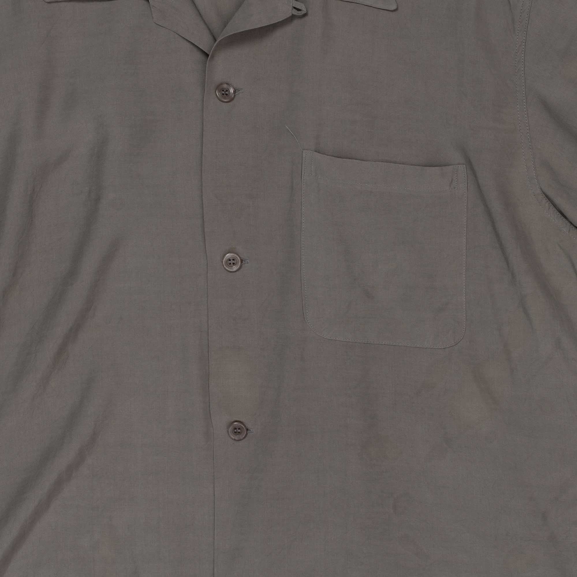 Style Eyes by Toyo Enterprise Plain Bowling S/S Shirt Grey-Shirt-Clutch Cafe