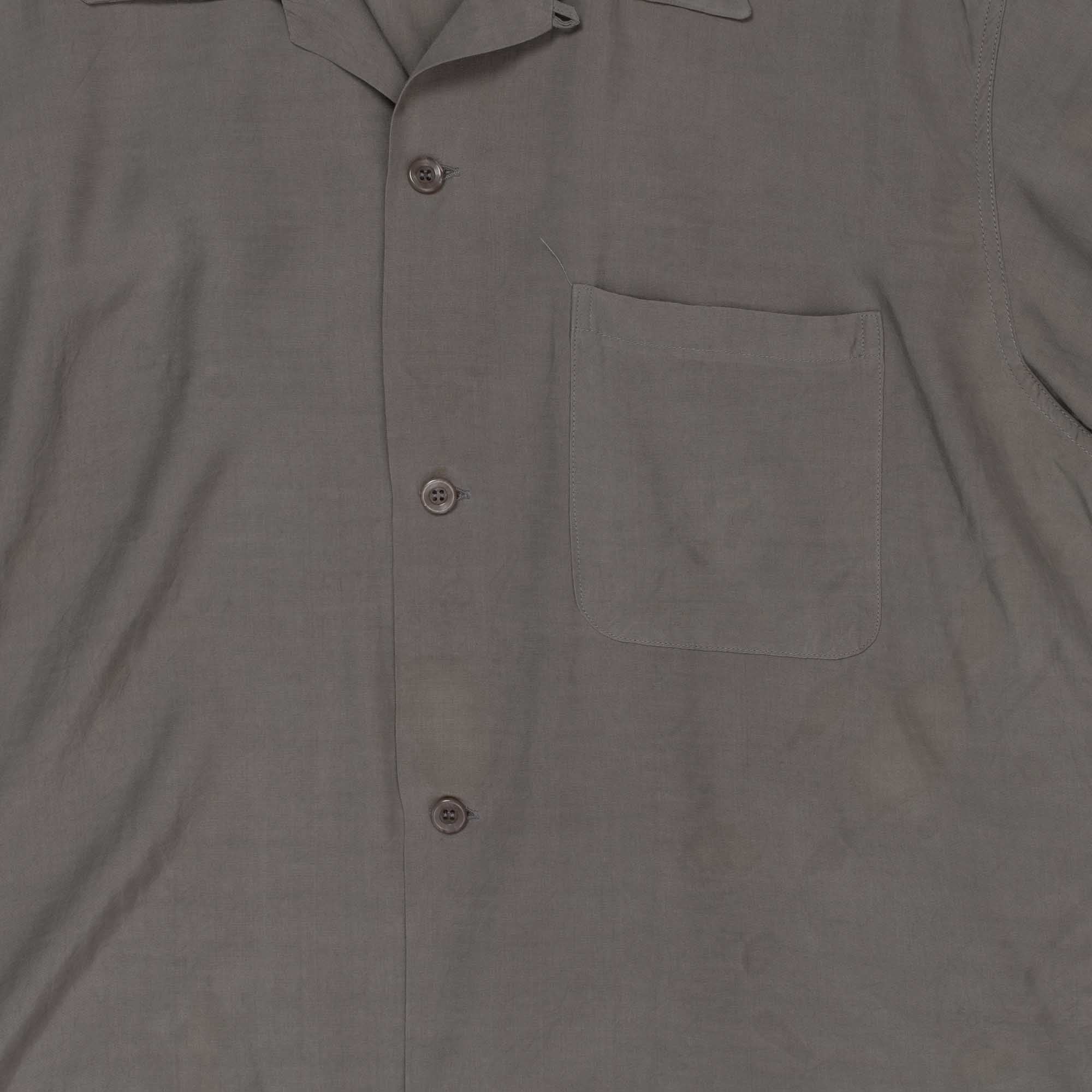 Style Eyes by Toyo Enterprise Plain Bowling S/S Shirt Grey-Shirt-Clutch Cafe