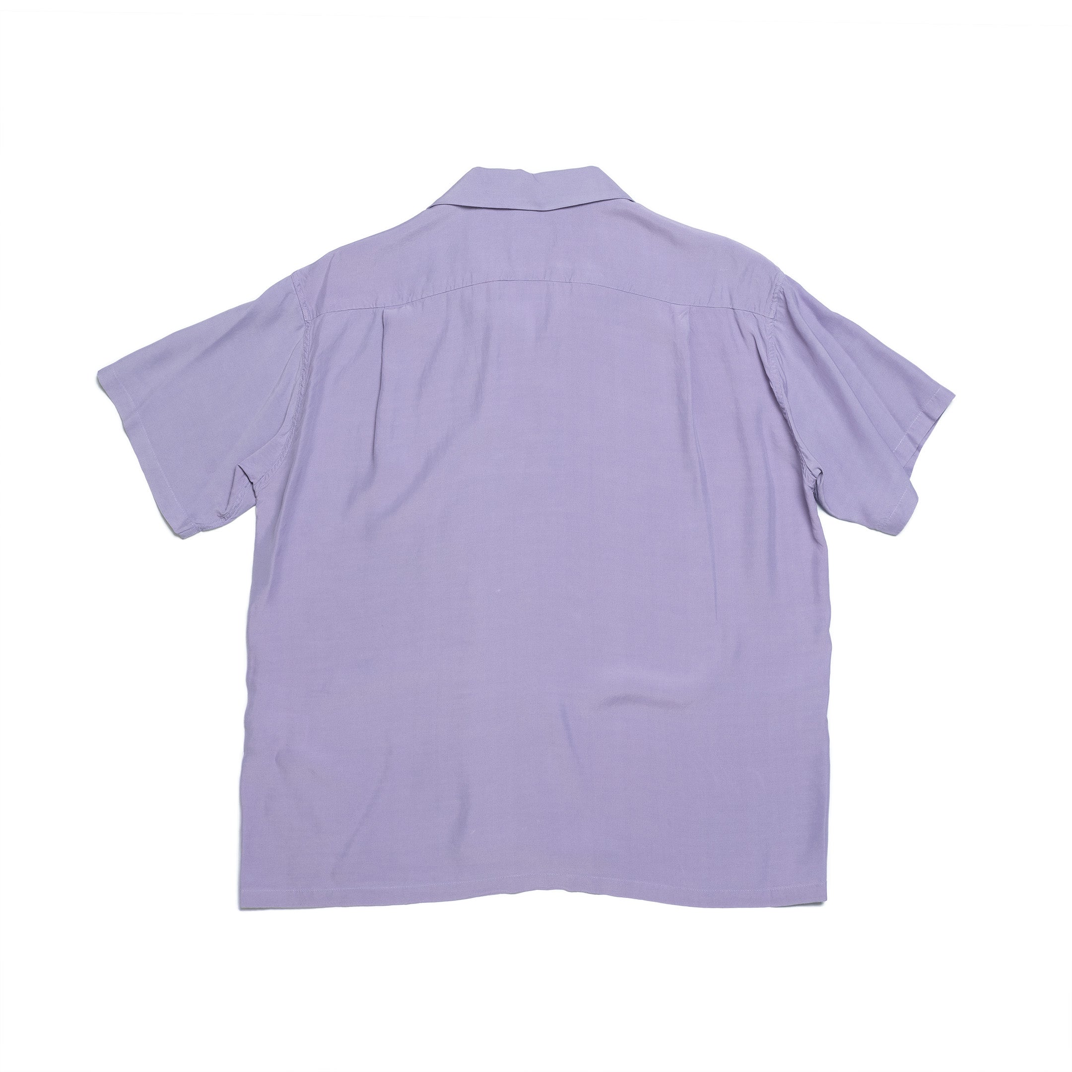 Style Eyes by Toyo Enterprise Plain Bowling S/S Shirt Purple-Shirt-Clutch Cafe