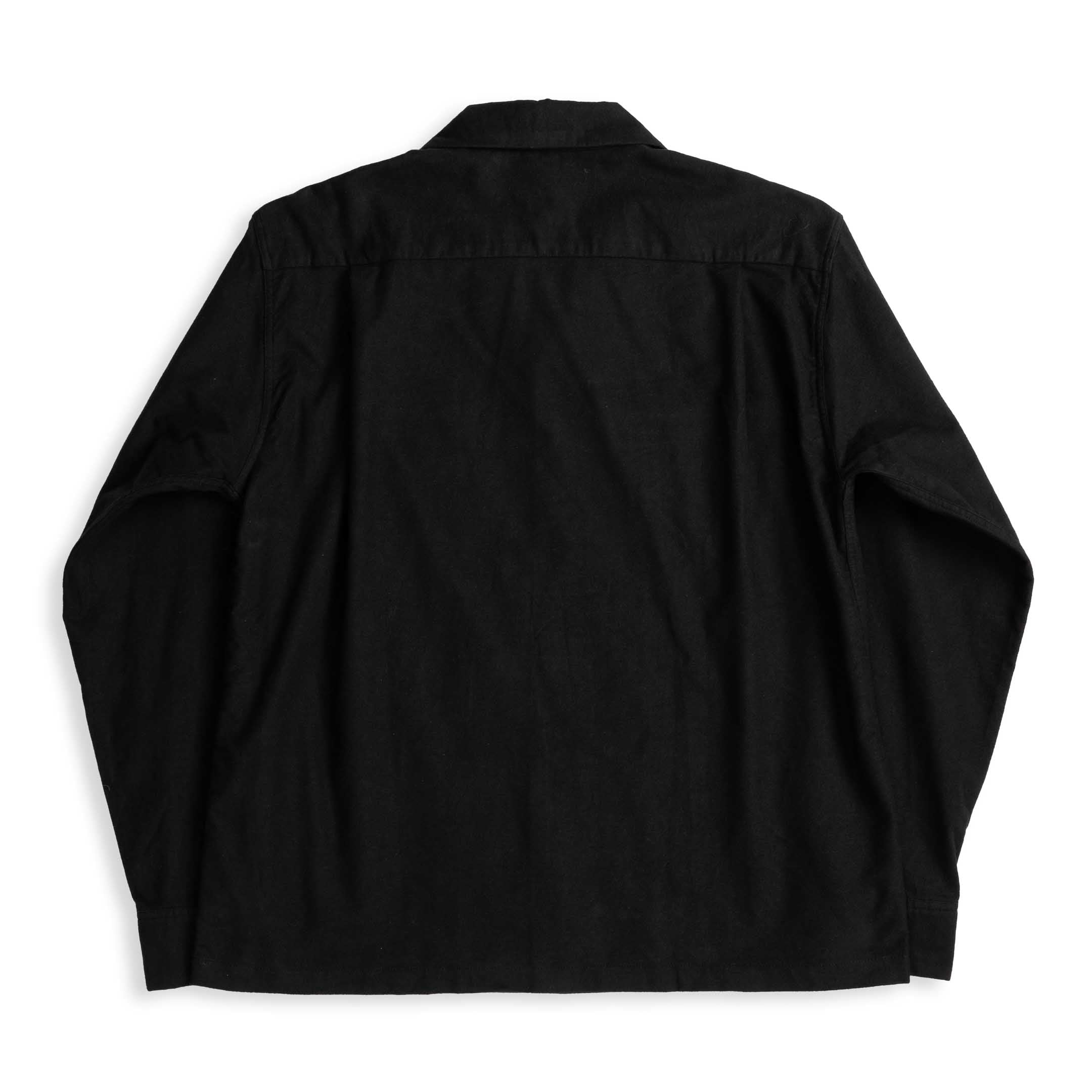 Style Eyes by Toyo Enterprise Plain Flannel Sports Shirt Black-Shirt-Clutch Cafe