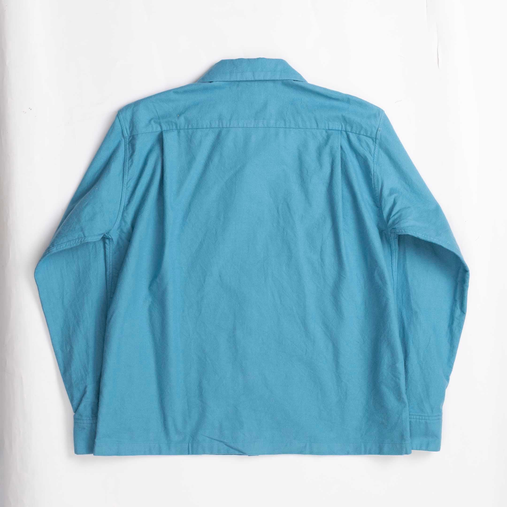 Style Eyes by Toyo Enterprise Plain Flannel Sports Shirt Blue-Shirt-Clutch Cafe