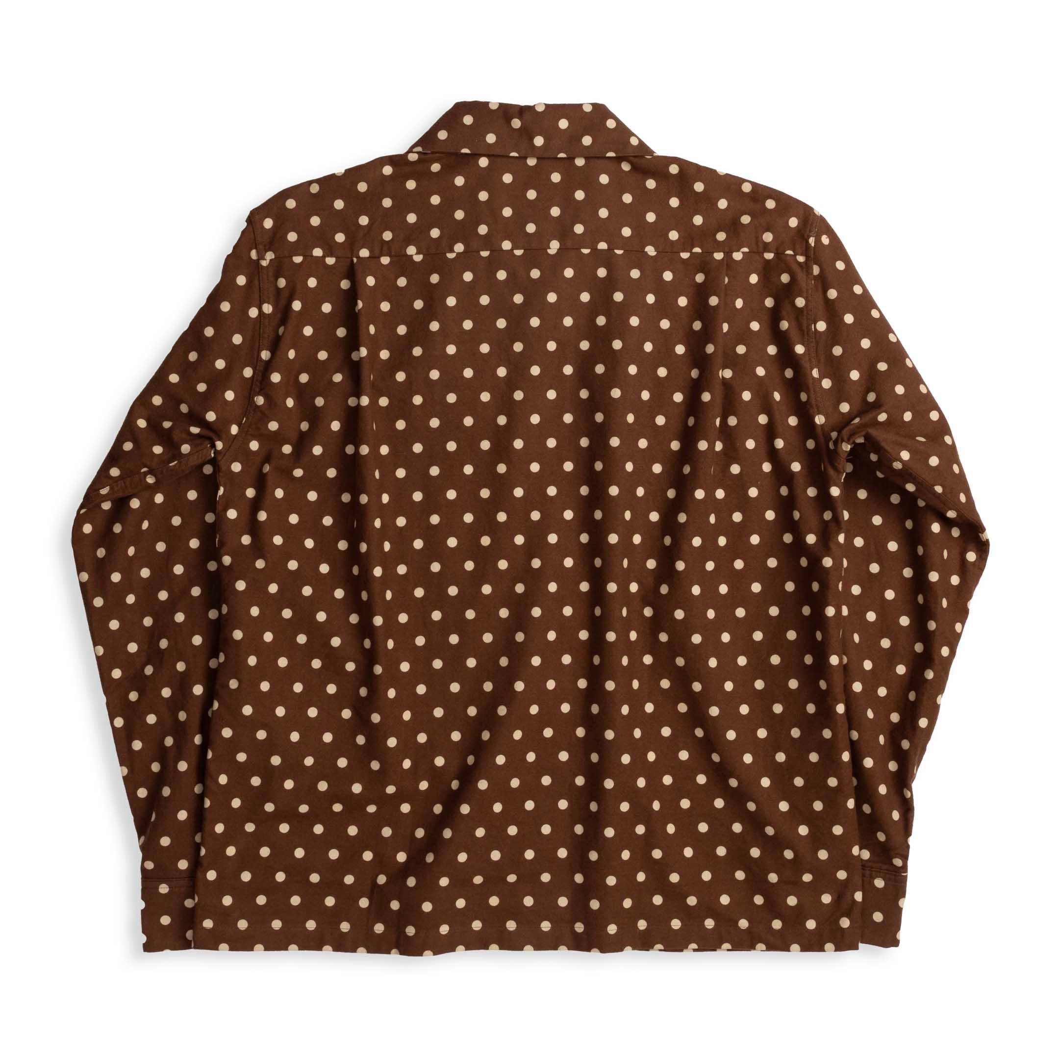 Style Eyes by Toyo Enterprise Polka Dot Shirt Brown-Shirt-Clutch Cafe