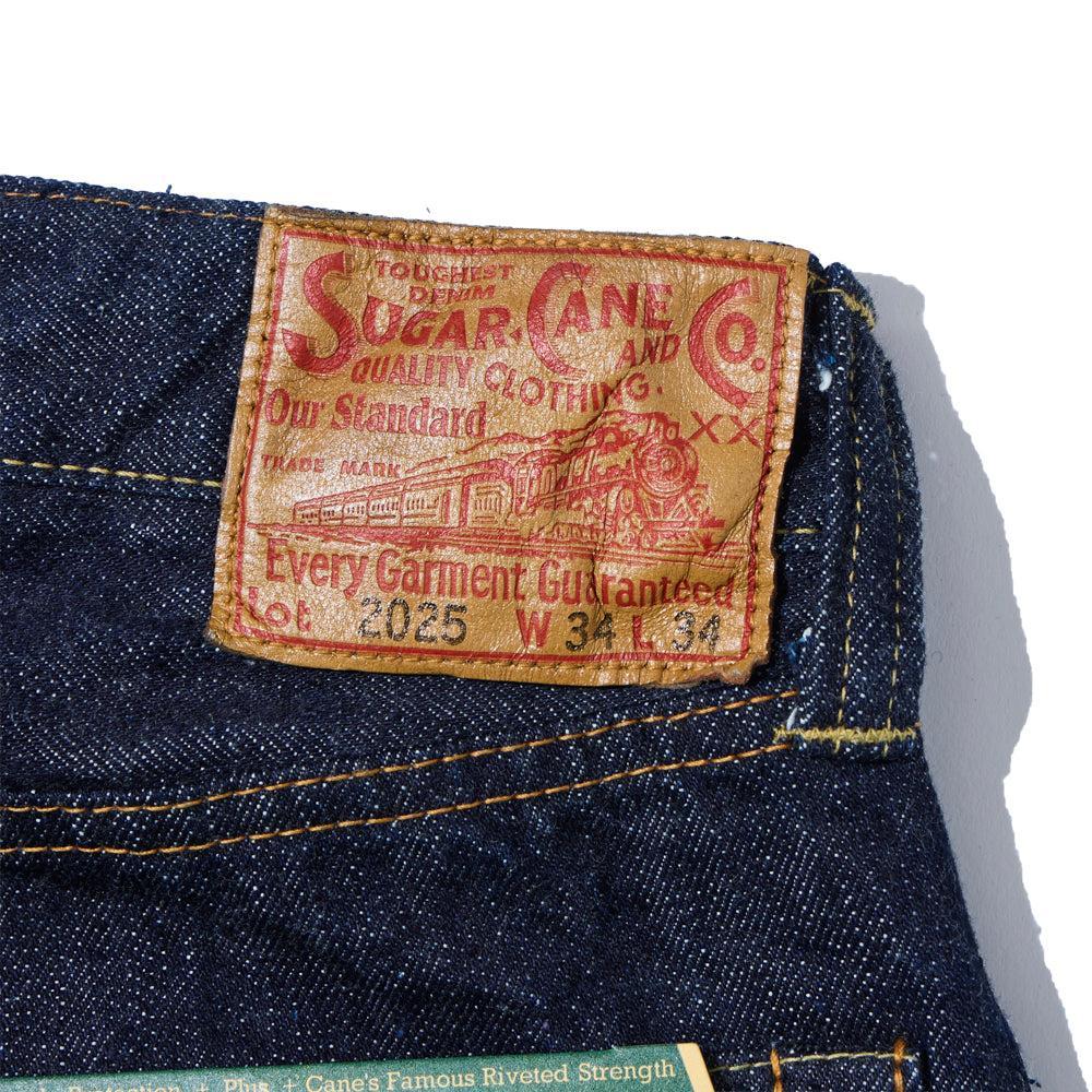 Sugar Cane 2025 13 oz Denim Waist Overalls Wide Leg Jean Indigo-Jean-Clutch Cafe-selvage denim-selfedge denim