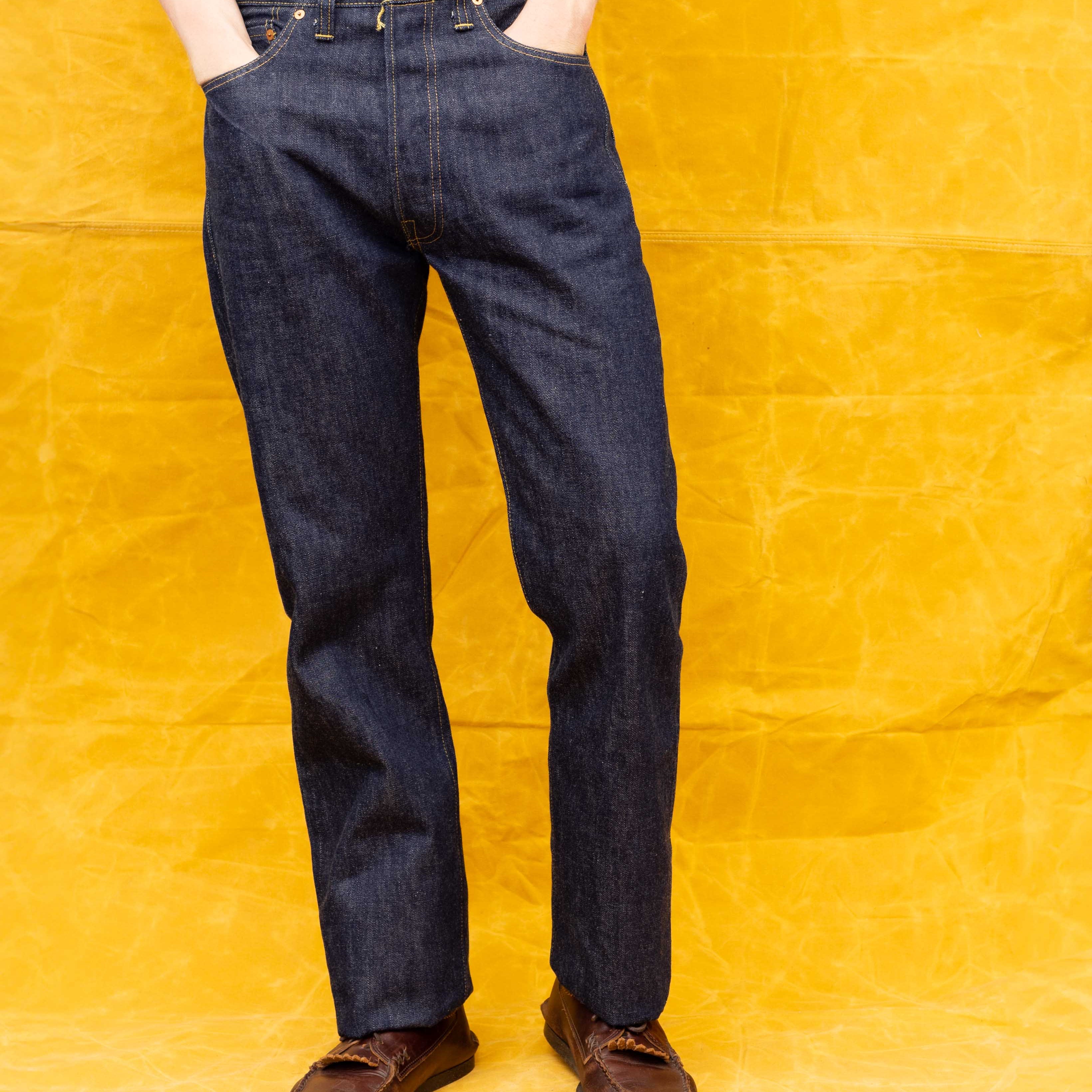 Sugar Cane 'Denim Collectibles' SC49007 1946 Denim Jean Indigo-Jeans-Clutch Cafe-selvage denim-selfedge denim