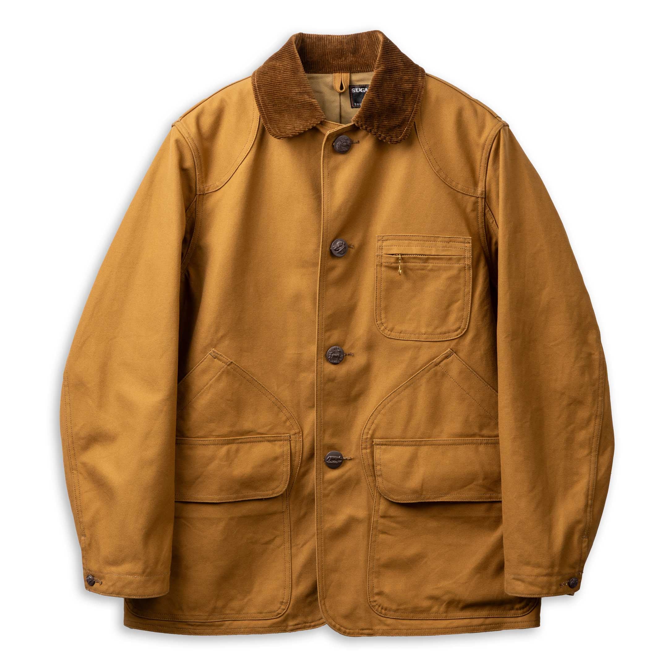 Sugar Cane Fiction Romance 13 oz Brown Duck Hunting Jacket-Jacket-Clutch Cafe