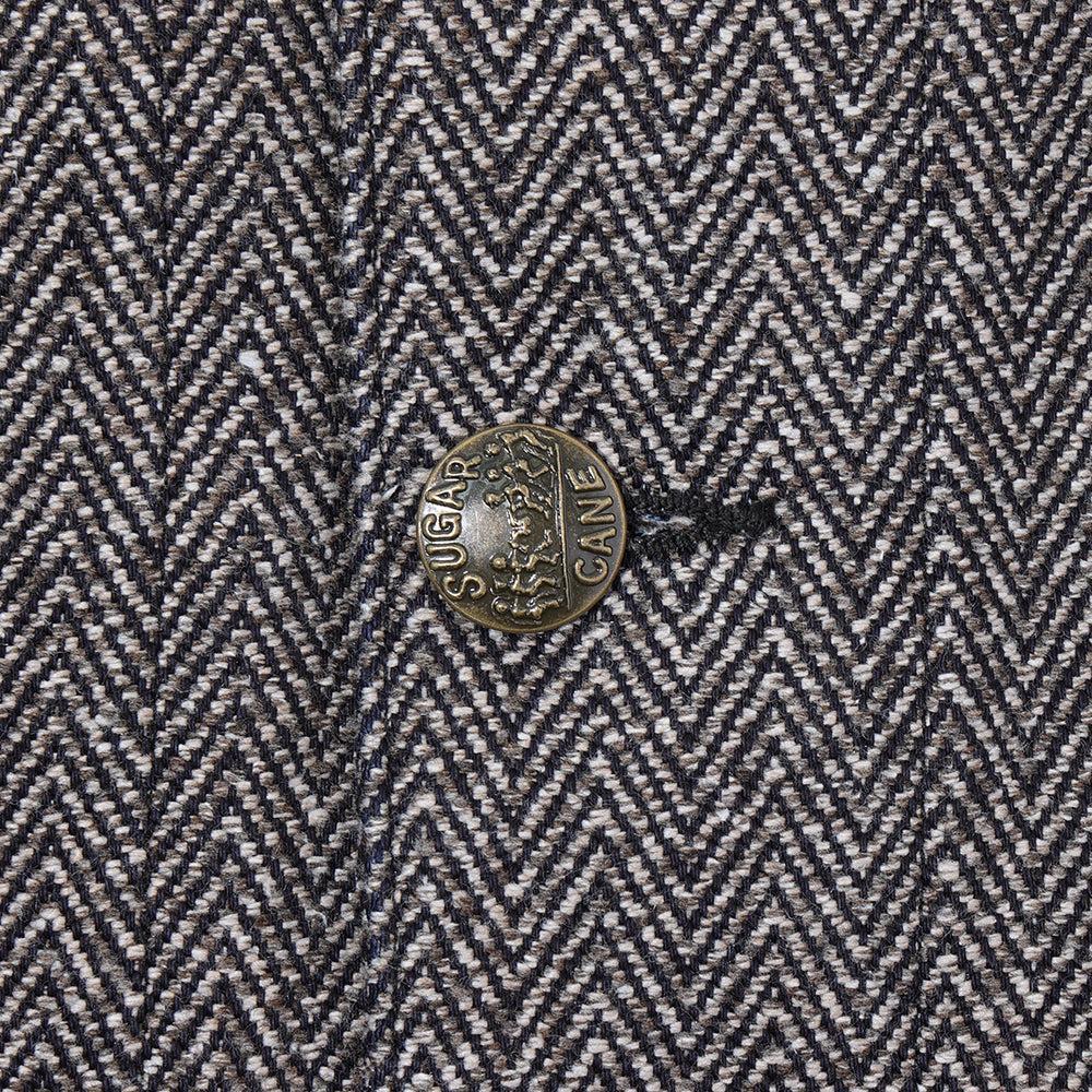 Sugar Cane Fiction Romance 16.7 oz Indigo Tweed Work Jacket-Jacket-Clutch Cafe