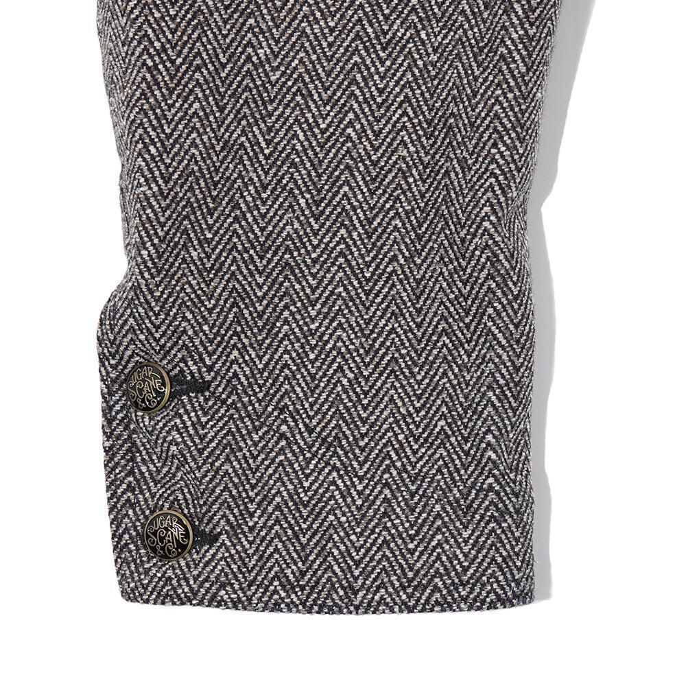 Sugar Cane Fiction Romance 16.7 oz Indigo Tweed Work Jacket-Jacket-Clutch Cafe