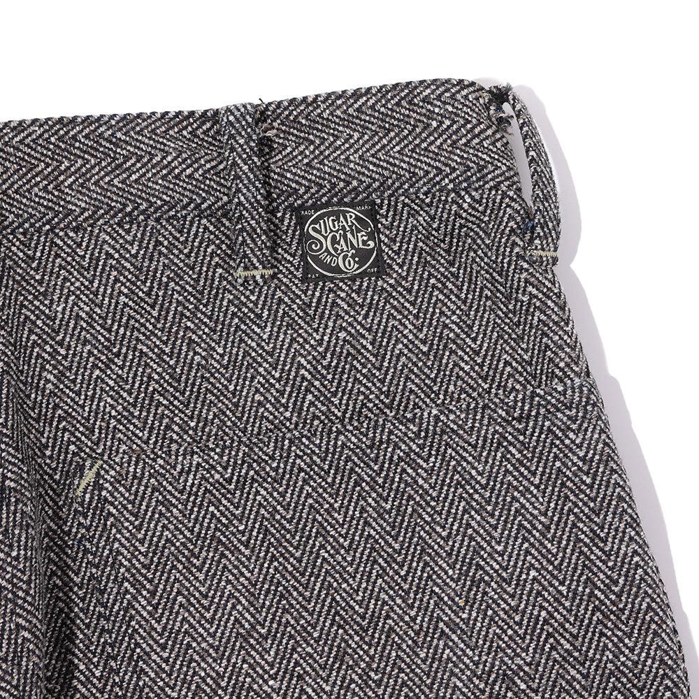 Sugar Cane Fiction Romance 16.7 oz Indigo Tweed Work Pants-Trousers-Clutch Cafe