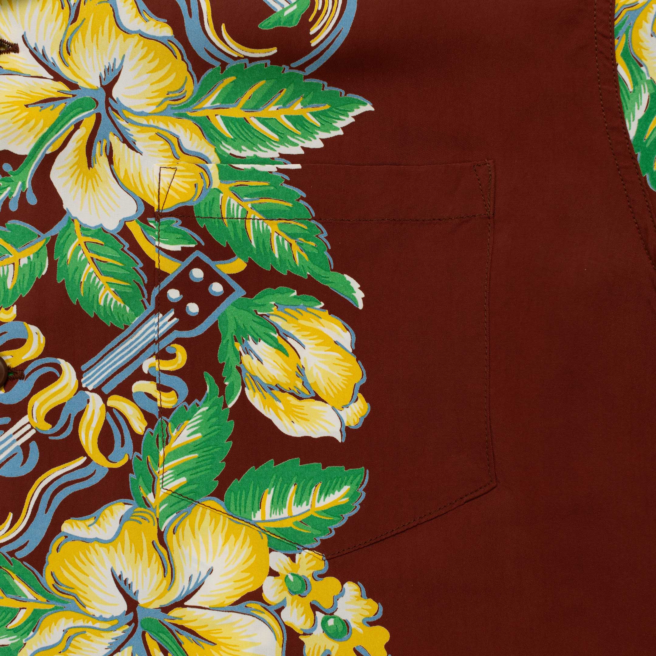 Sun Surf Blessing Gift From Hawaii Hawaiian Shirt Brown-Shirt-Clutch Cafe