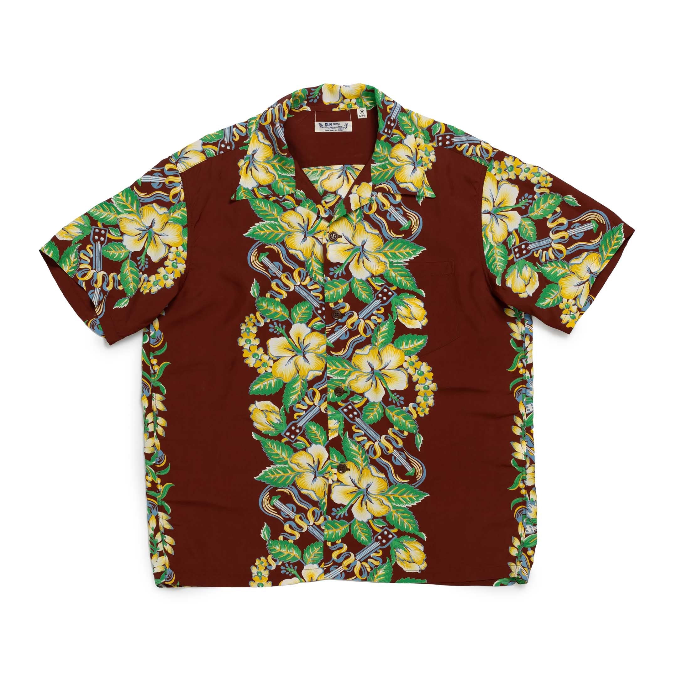 Sun Surf Blessing Gift From Hawaii Hawaiian Shirt Brown-Shirt-Clutch Cafe