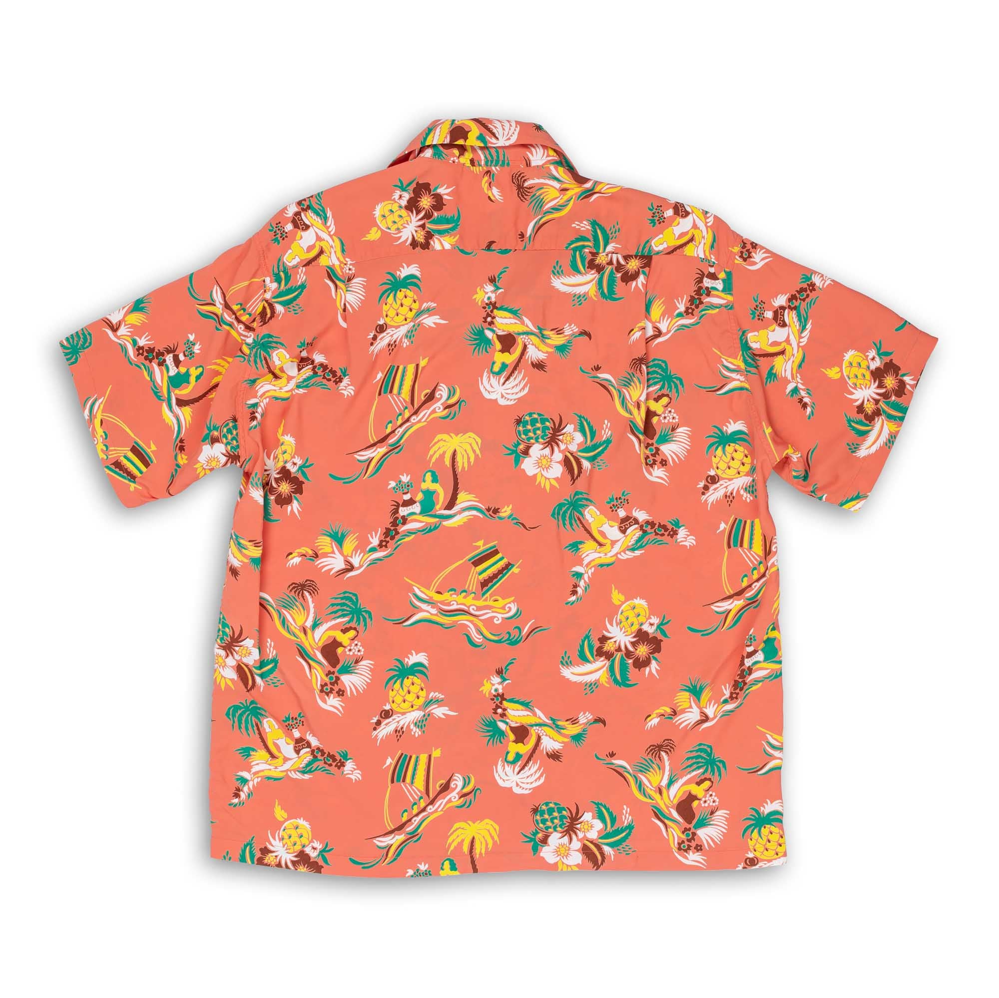 Sun Surf Island Trip Hawaiian Shirt Red-Hawaiian Shirt-Clutch Cafe