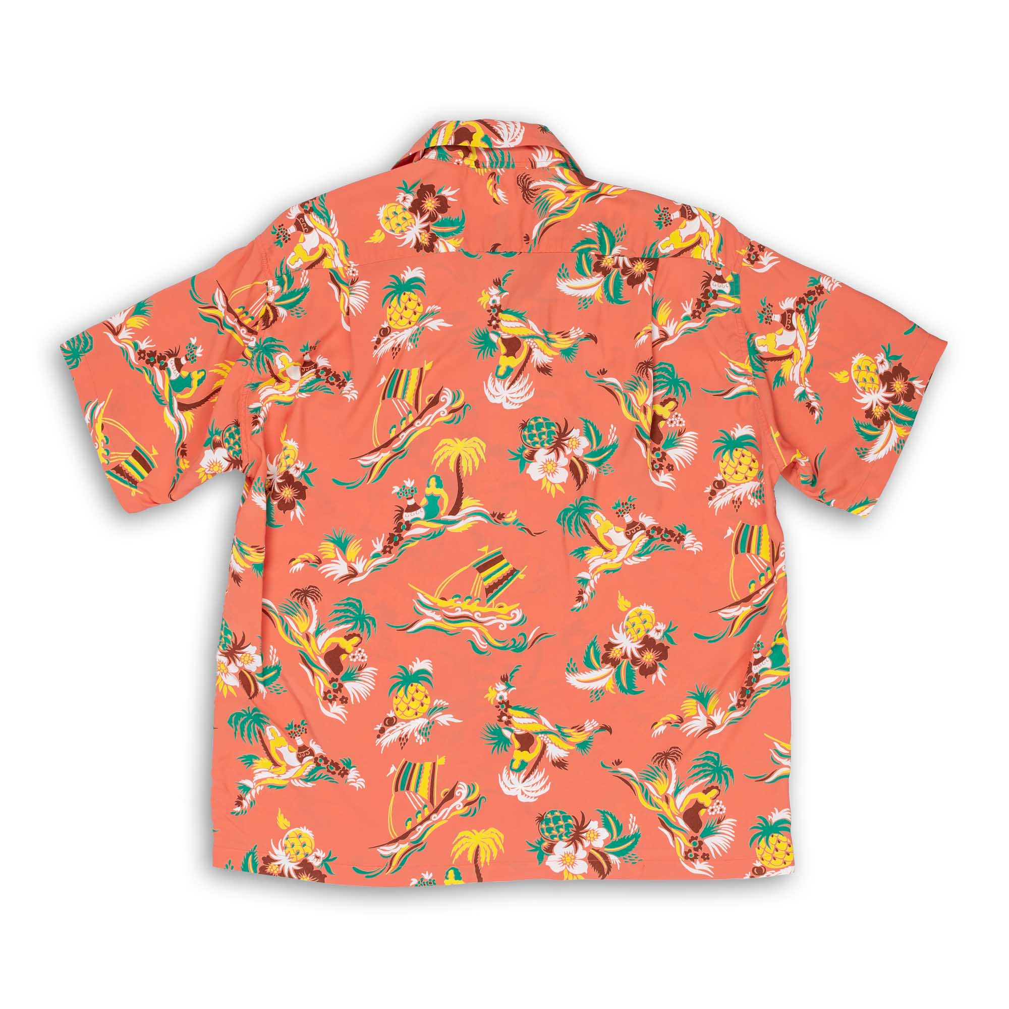 Sun Surf Island Trip Hawaiian Shirt Red-Hawaiian Shirt-Clutch Cafe