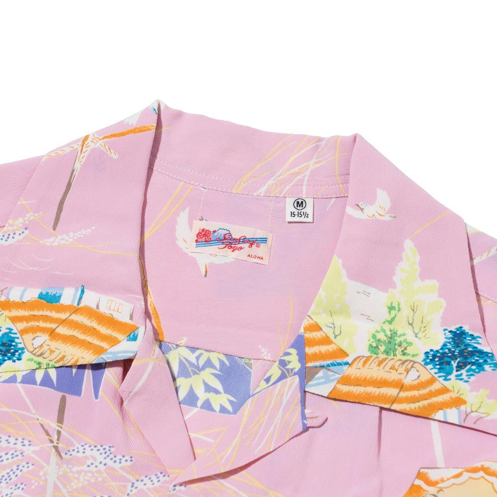 Sun Surf Scarecrow Hawaiian Shirt Pink-Hawaiian Shirt-Clutch Cafe