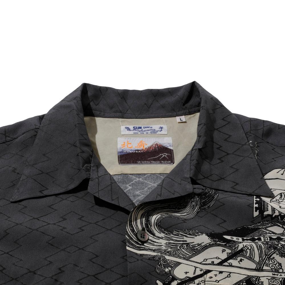 Sun Surf x Katsushika Hokusai Special Edition Hawaiian Shirt 'Musashi Stirrup'-Hawaiian Shirt-Clutch Cafe