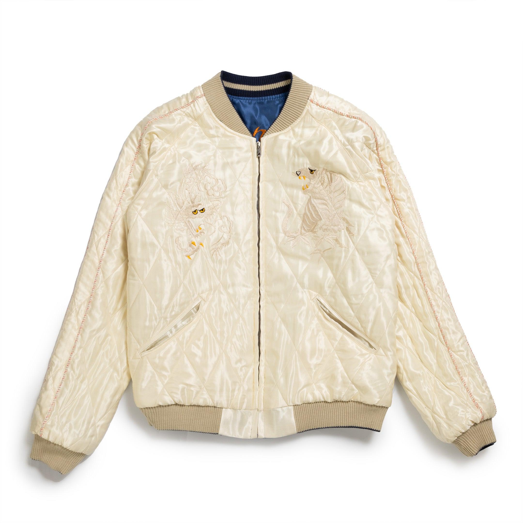 Tailor Toyo Acetate Quilt Duelling Dragon x White Tiger-Jacket-Clutch Cafe