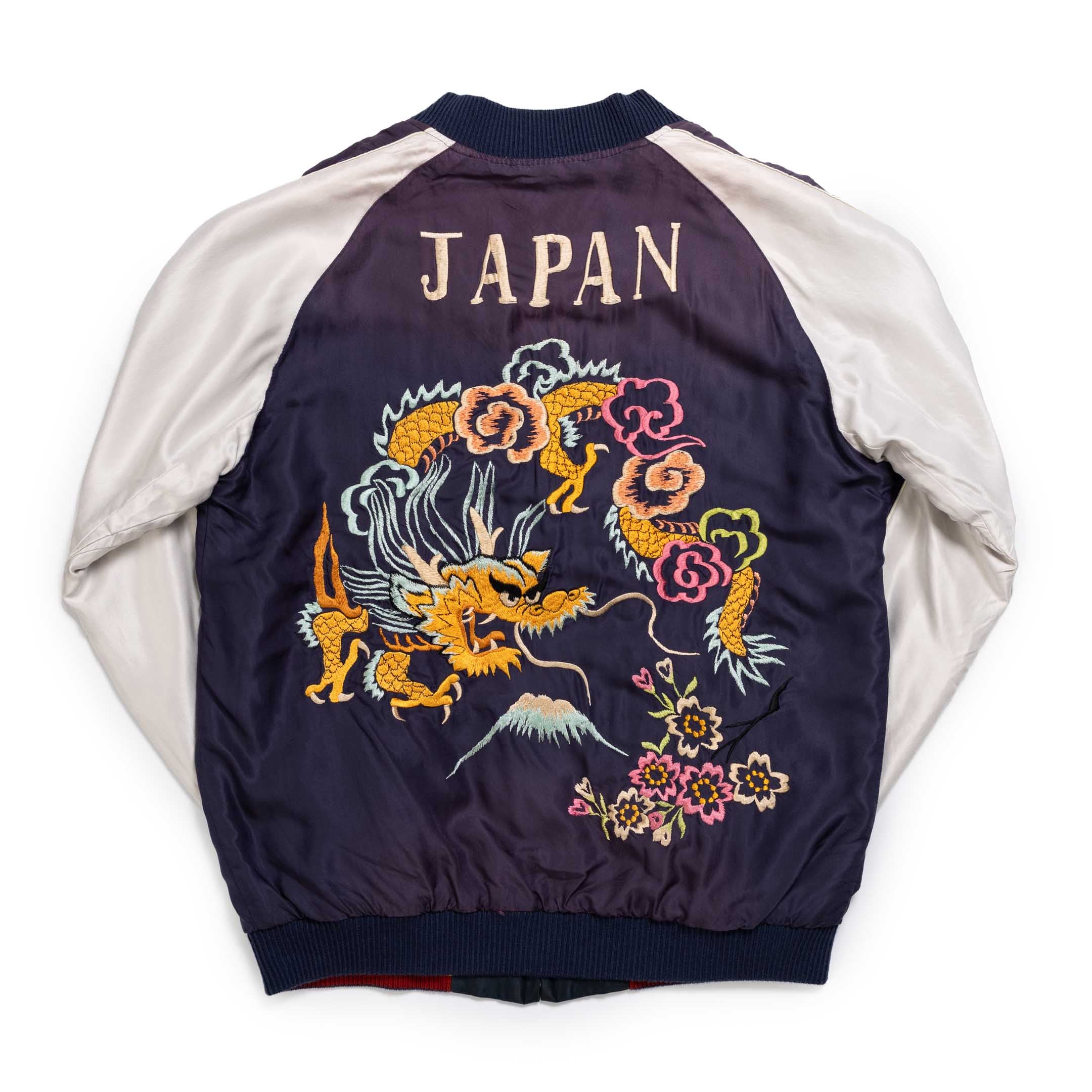 Tailor Toyo Acetate Suka 'Aging' Eagle x Dragon Black-Scarf-Clutch Cafe