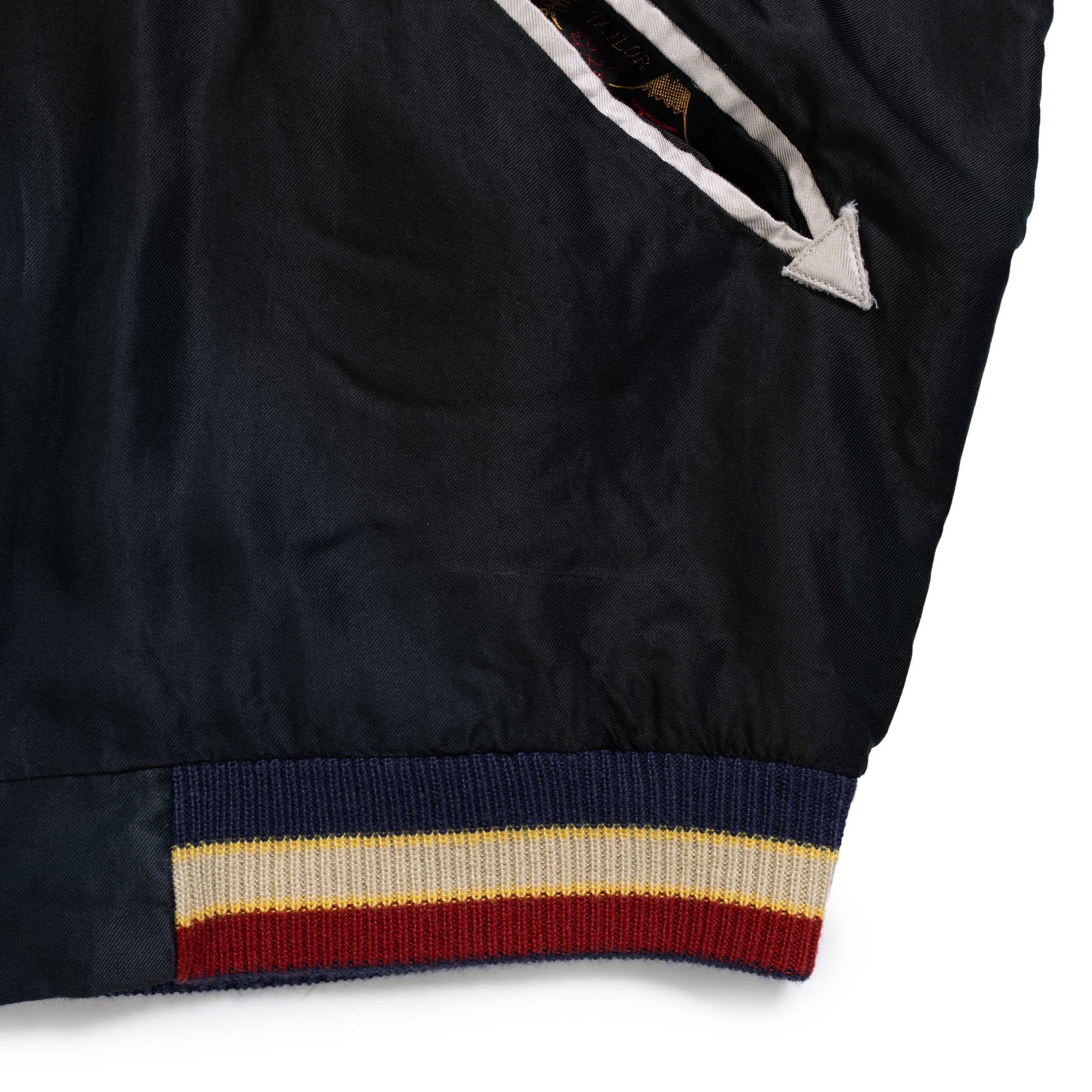 Tailor Toyo Acetate Suka 'Aging' Eagle x Dragon Black-Scarf-Clutch Cafe