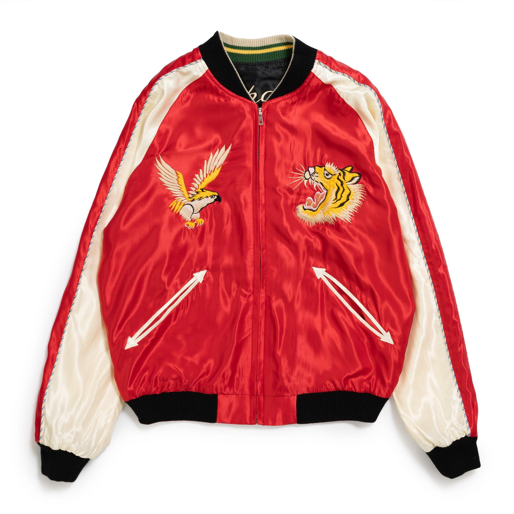 Tailor Toyo Acetate Suka Jacket Roaring Tiger x Eagle-Jacket-Clutch Cafe