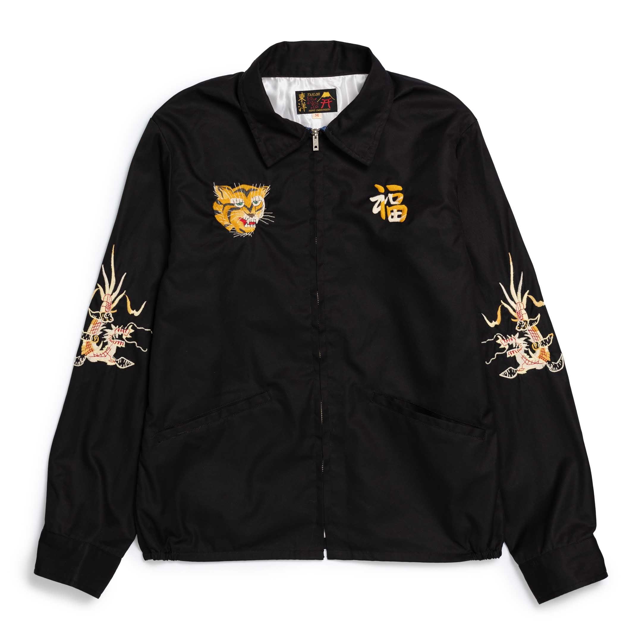 Tailor Toyo Cotton Vietnam Map Jacket Black-Jacket-Clutch Cafe