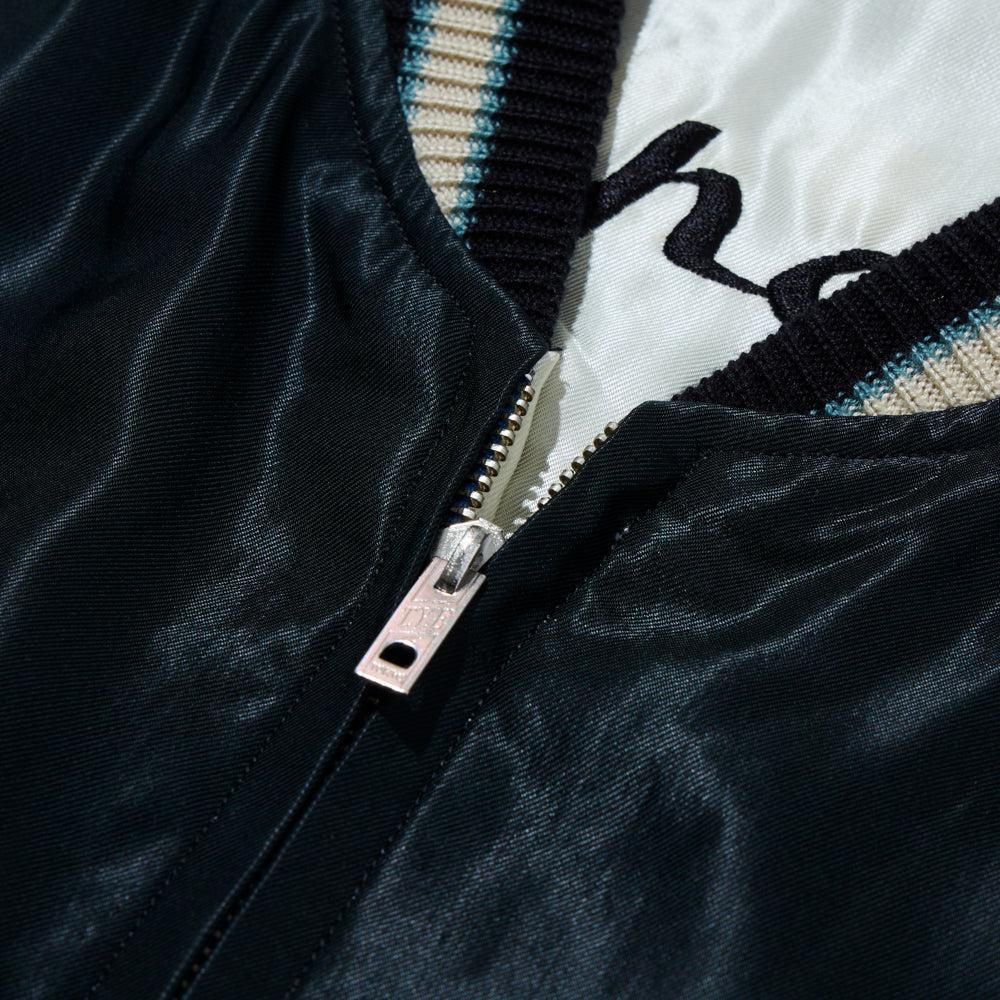 Tailor Toyo Mid 1950s Style Souvenir Jacket Roaring Tiger x Black Dragon-Jacket-Clutch Cafe