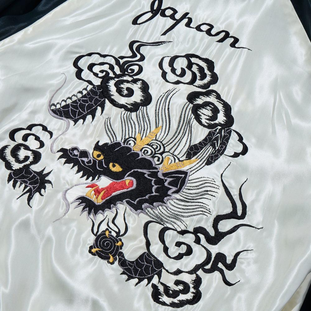 Tailor Toyo Mid 1950s Style Souvenir Jacket Roaring Tiger x Black Dragon-Jacket-Clutch Cafe