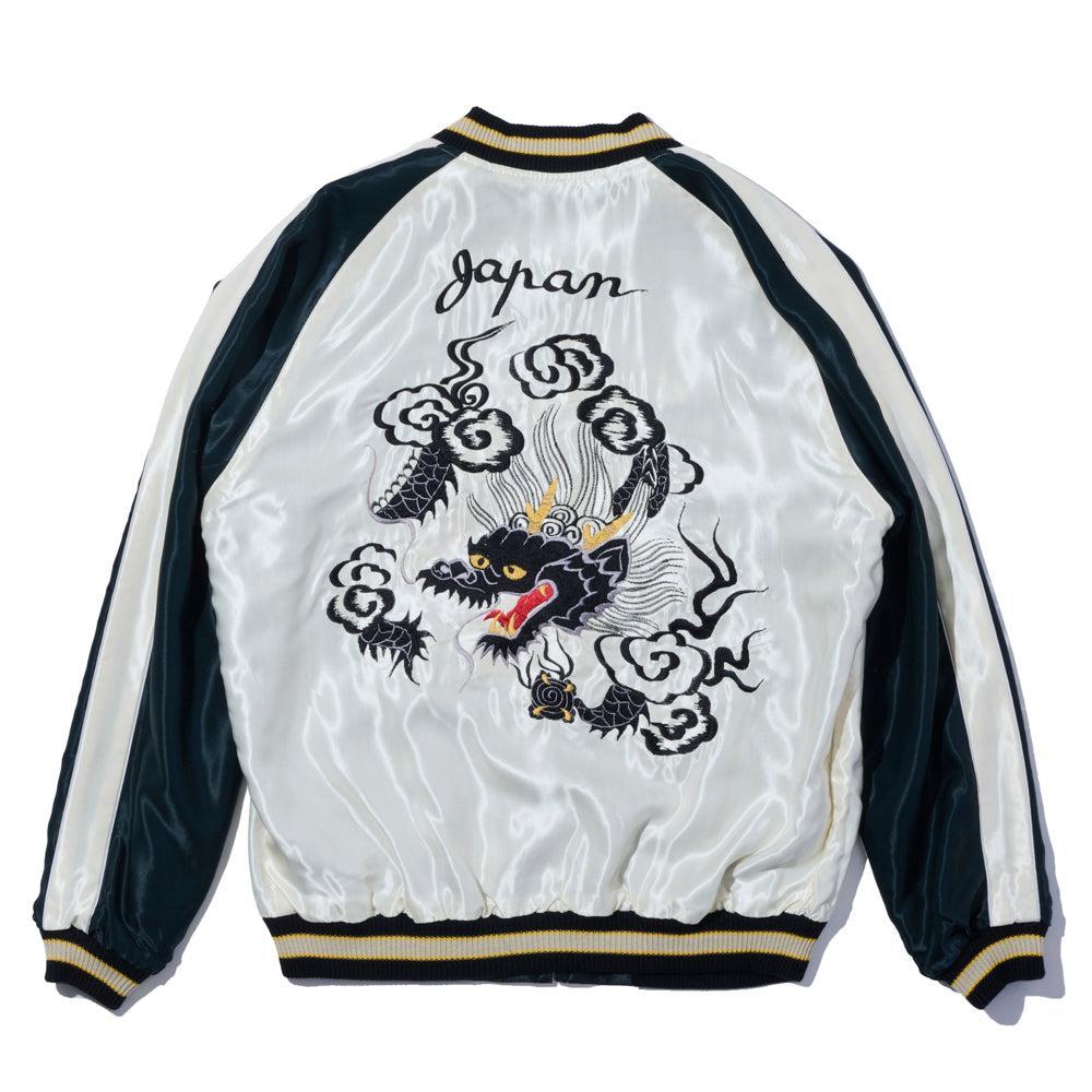 Tailor Toyo Mid 1950s Style Souvenir Jacket Roaring Tiger x Black Dragon-Jacket-Clutch Cafe