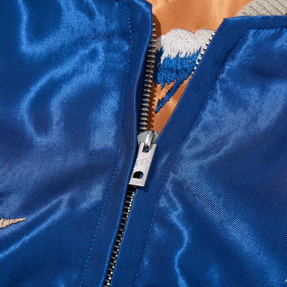 Tailor Toyo Mid 1950s Style Souvenir Jacket Tiger Head x Japan Map-Jacket-Clutch Cafe