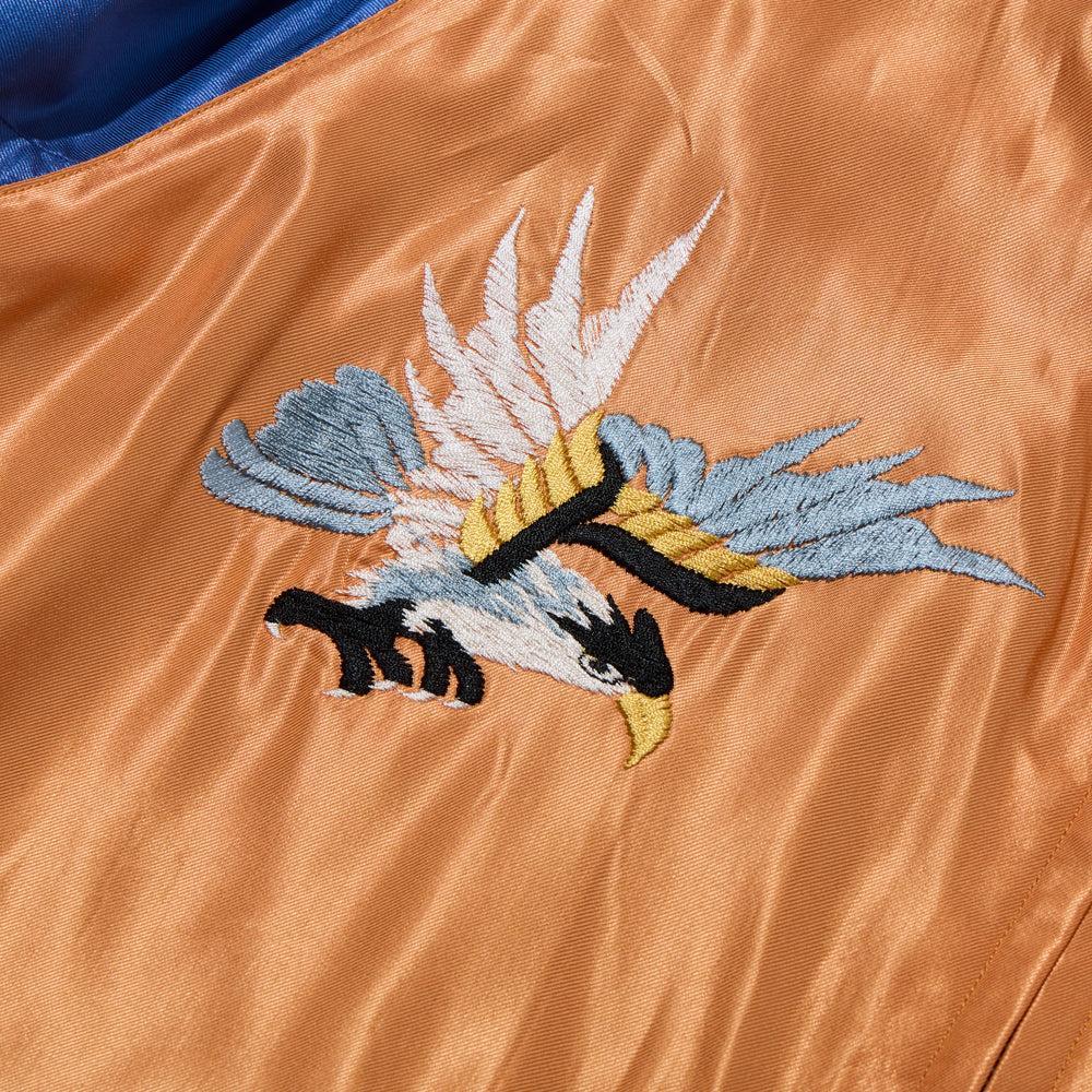 Tailor Toyo Mid 1950s Style Souvenir Jacket Tiger Head x Japan Map-Jacket-Clutch Cafe