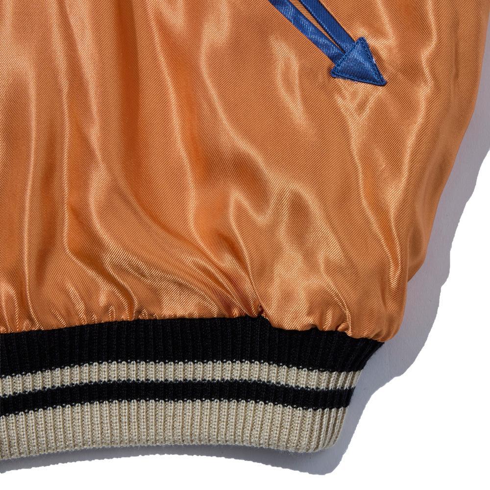 Tailor Toyo Mid 1950s Style Souvenir Jacket Tiger Head x Japan Map-Jacket-Clutch Cafe