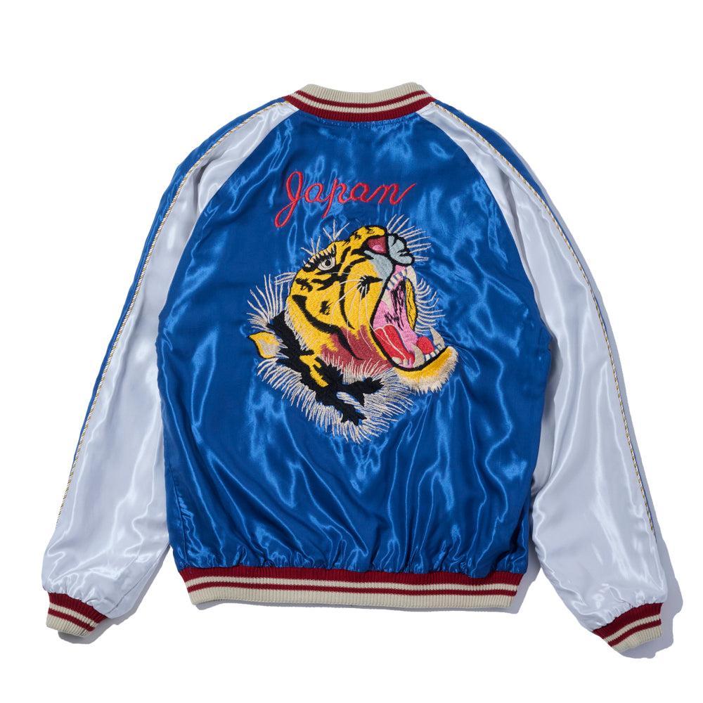 Tailor Toyo Mid 1950s Style Souvenir Jacket Tiger Head x Japan Map-Jacket-Clutch Cafe