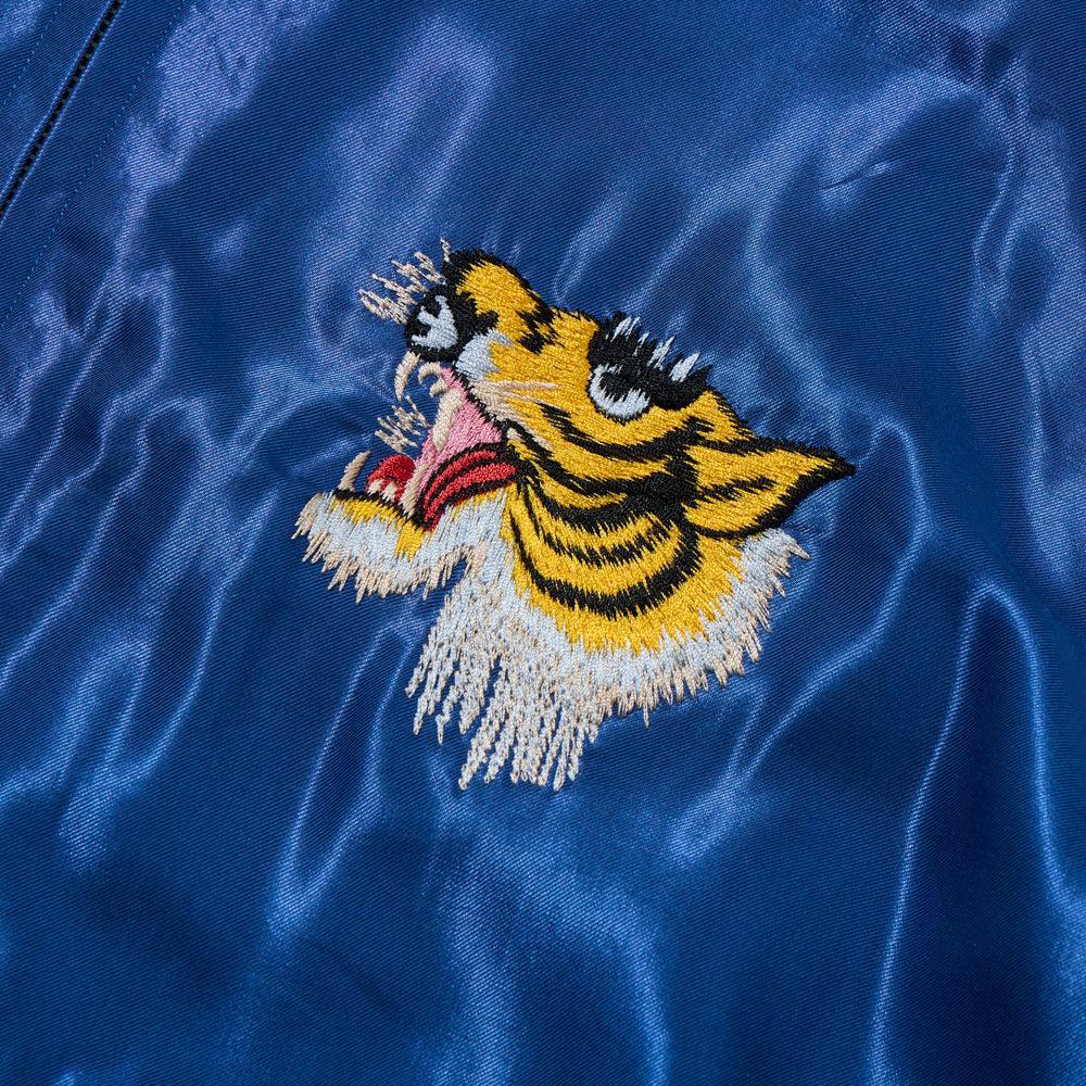 Tailor Toyo Mid 1950s Style Souvenir Jacket Tiger Head x Japan Map-Jacket-Clutch Cafe