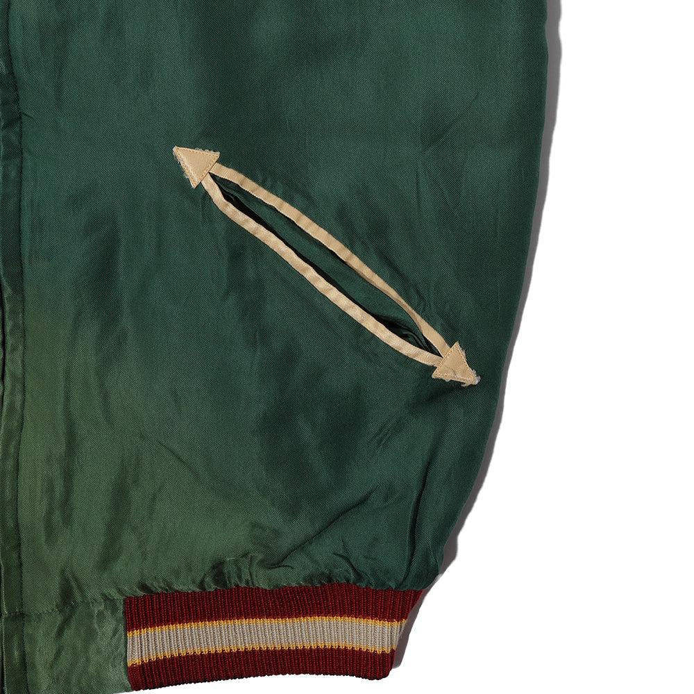 Tailor Toyo Snake & Skull Souvenir Jacket (Ageing Model) Navy x Green-Jacket-Clutch Cafe