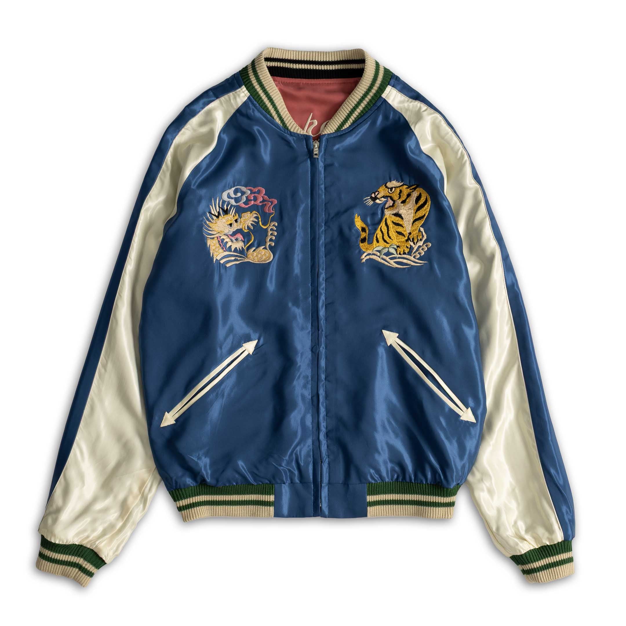 Tailor Toyo White Eagle x Landscape Souvenir Jacket Pink-Jacket-Clutch Cafe