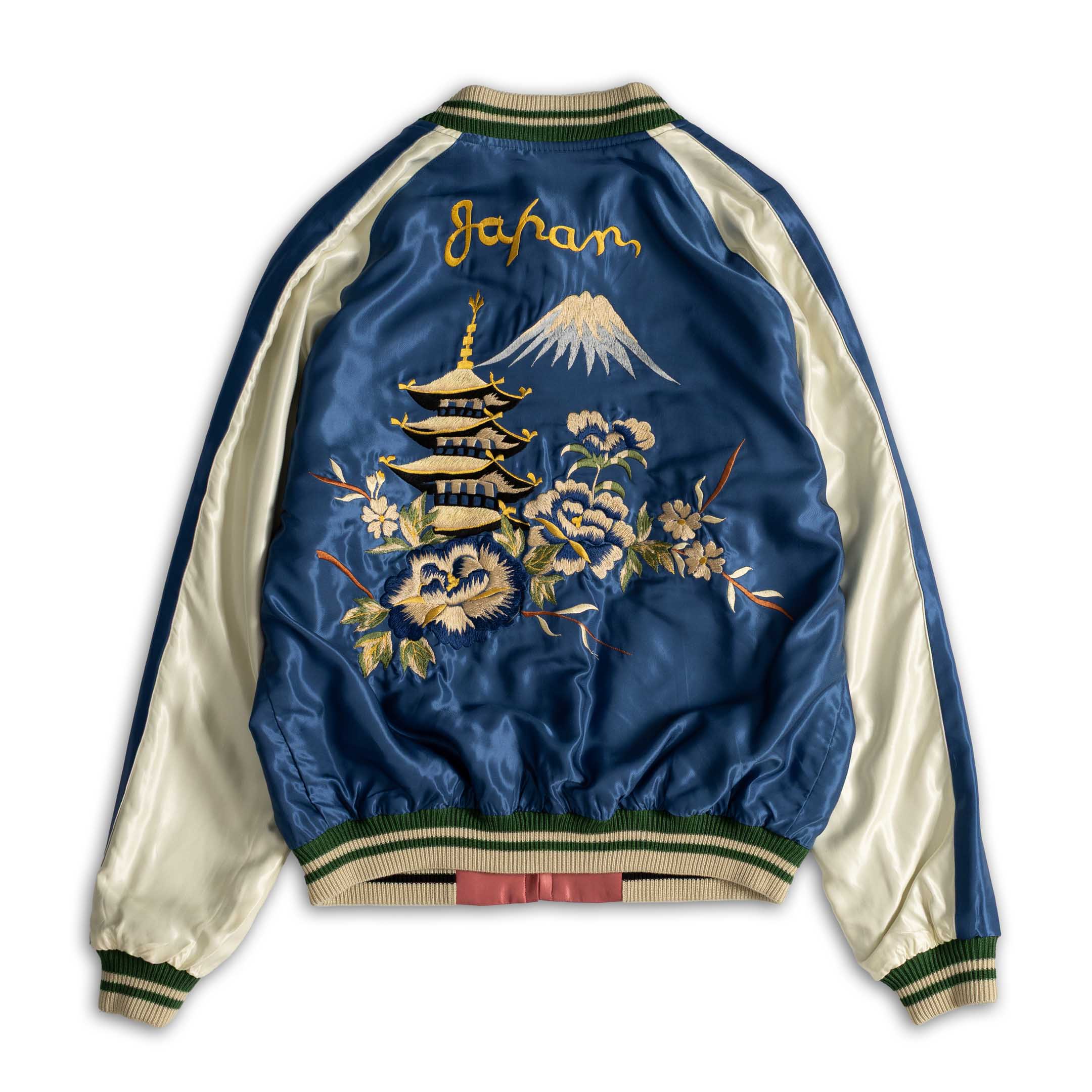 Tailor Toyo White Eagle x Landscape Souvenir Jacket Pink-Jacket-Clutch Cafe