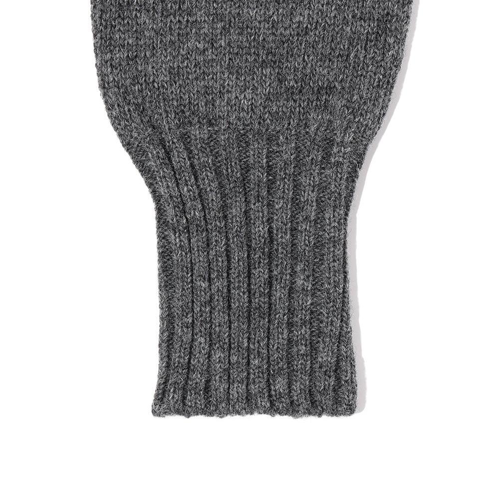 The Groovin High 1940's Zip-Up Knit Grey-Knitwear-Clutch Cafe