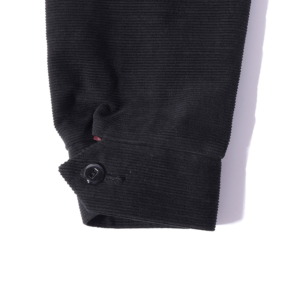 The Groovin High 1950's Corduroy Blouson Black-Jacket-Clutch Cafe
