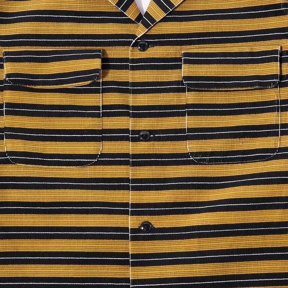 The Groovin High 1950's Corduroy Shirt Yellow-Clutch Cafe