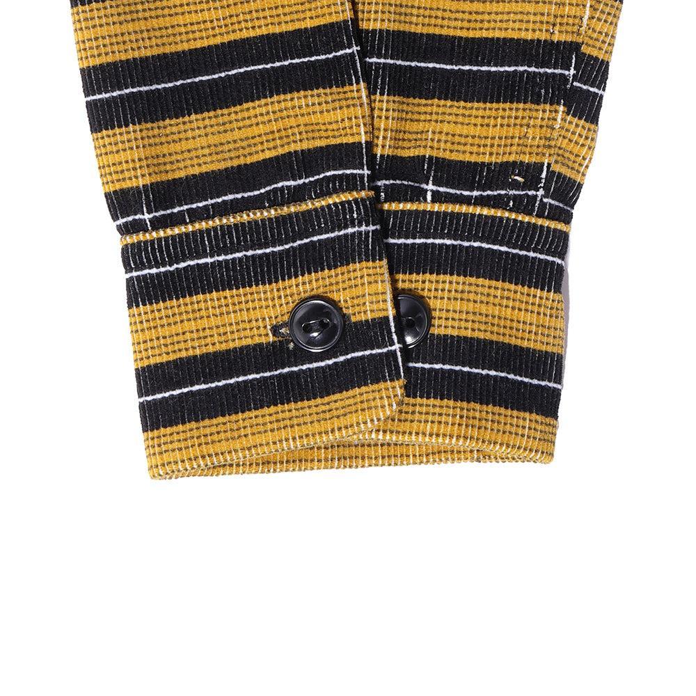 The Groovin High 1950's Corduroy Shirt Yellow-Clutch Cafe