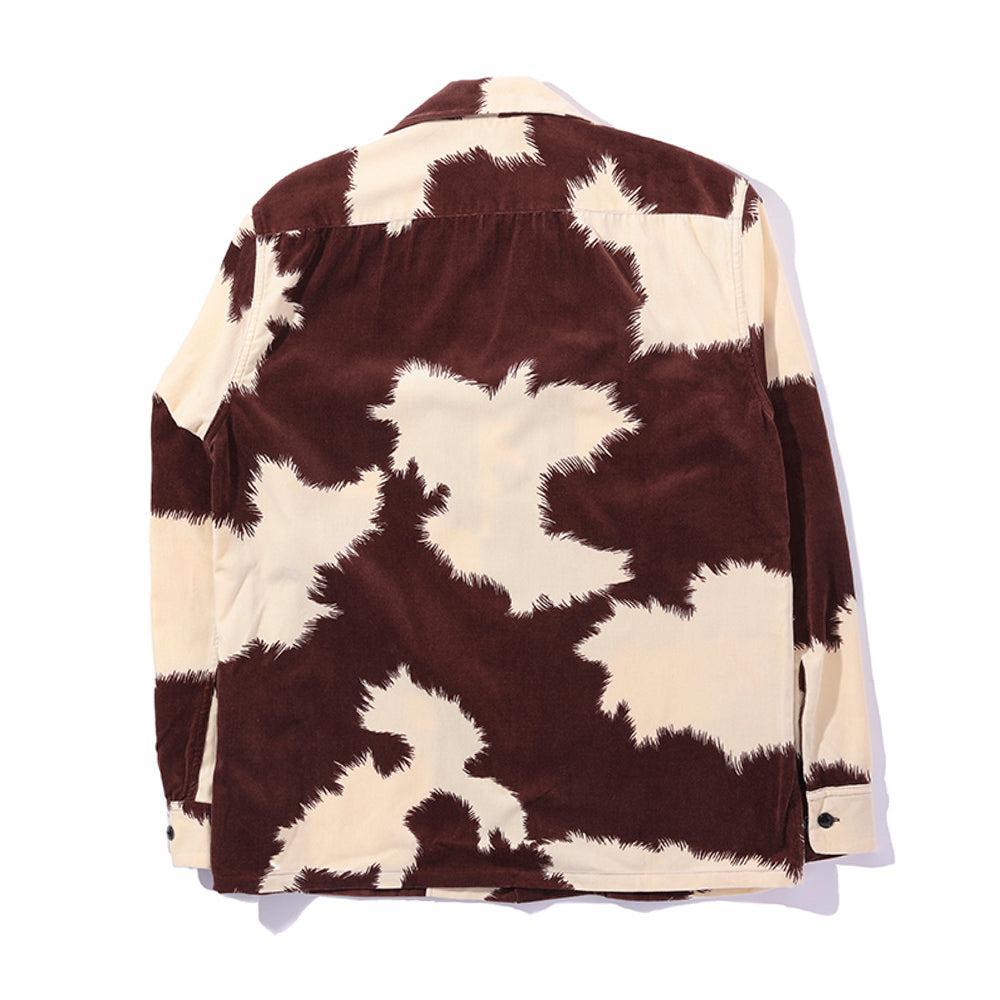 The Groovin High 1950's Flannel Shirt Cream-Shirt-Clutch Cafe