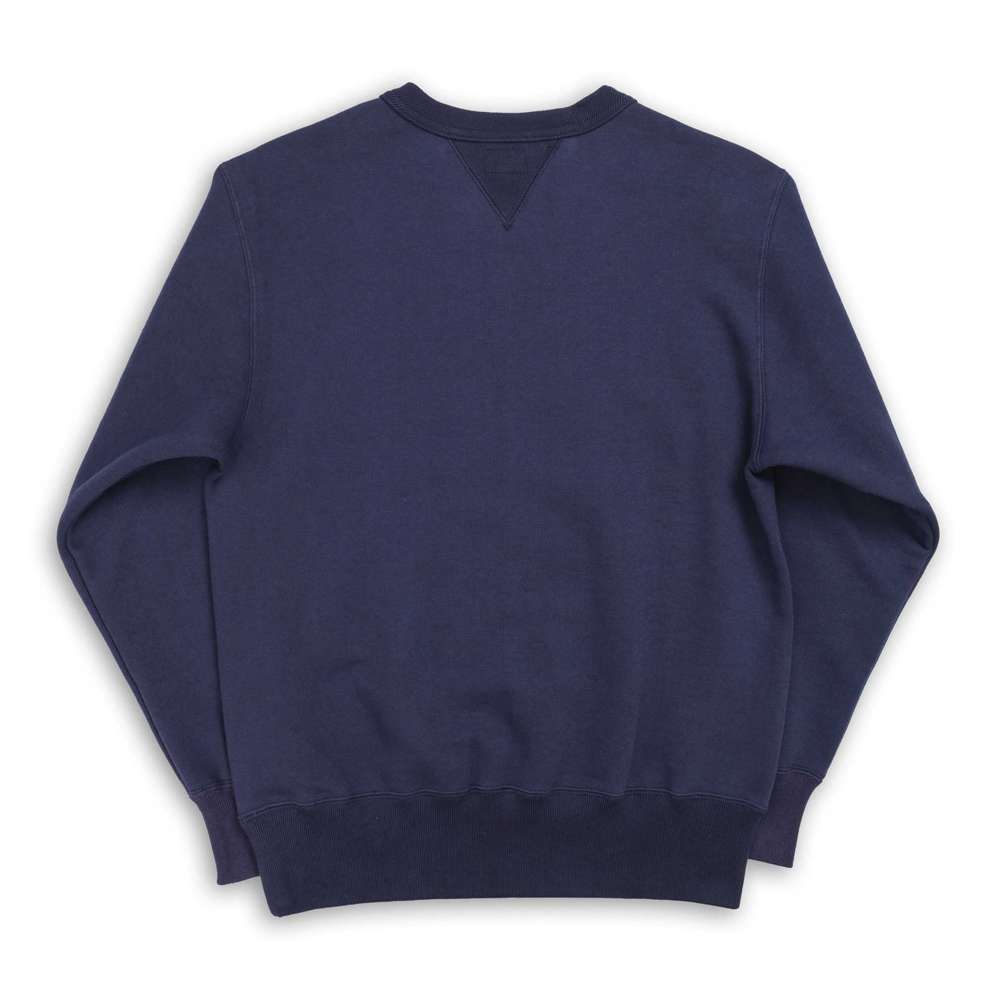The Real McCoy's 10.oz Loopwheel Sweatshirt Navy-Sweatshirt-Clutch Cafe