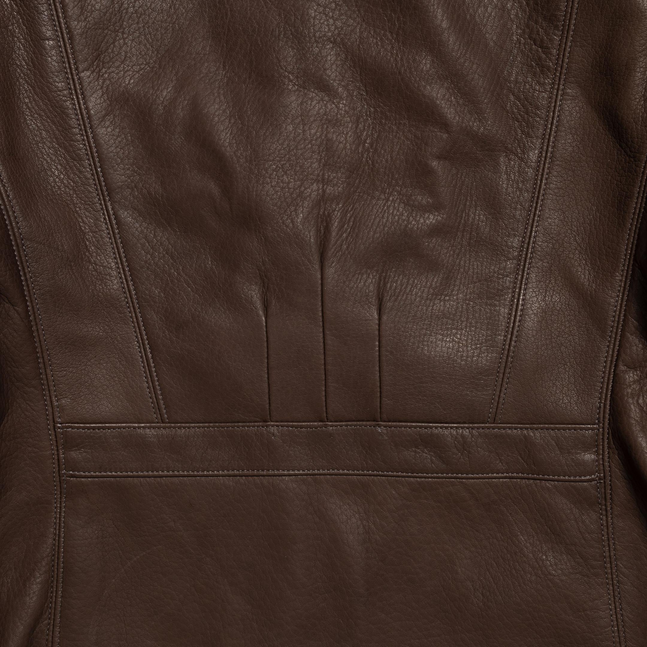 The Real McCoy's 30s Sports Jacket / Freeman Deerskin Brown-Leather Jacket-Clutch Cafe