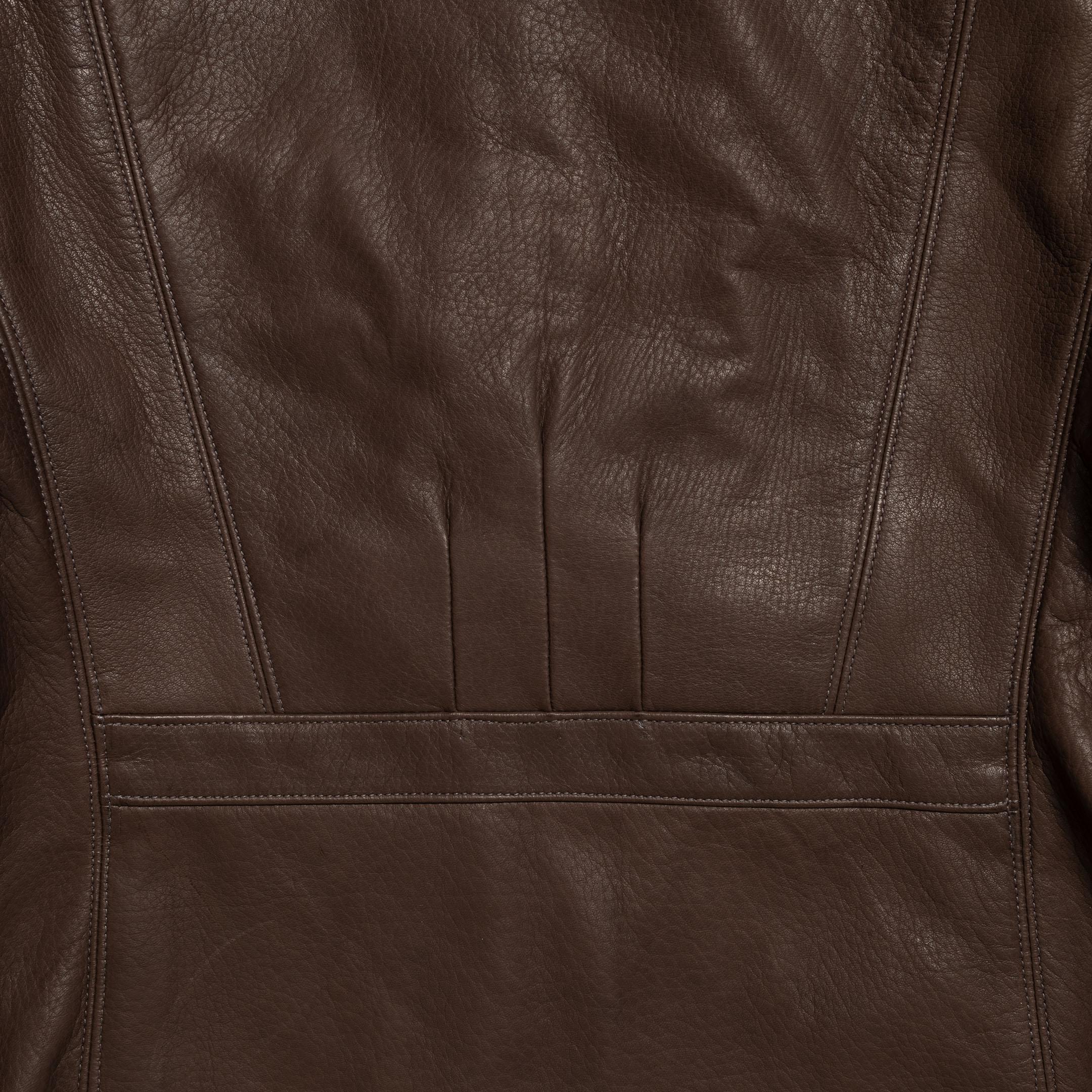 The Real McCoy's 30s Sports Jacket / Freeman Deerskin Brown-Leather Jacket-Clutch Cafe