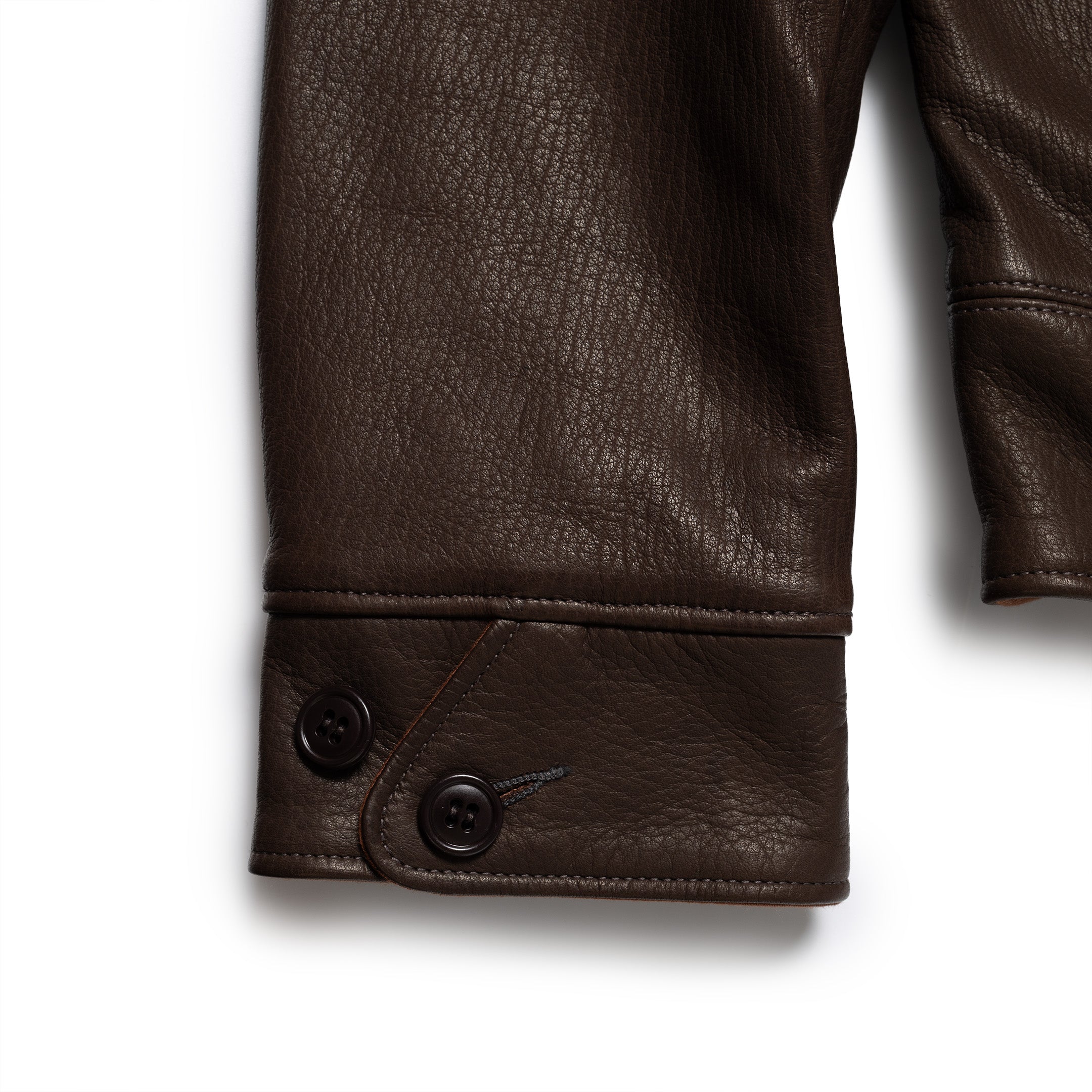 The Real McCoy's 30s Sports Jacket / Freeman Deerskin Brown-Leather Jacket-Clutch Cafe