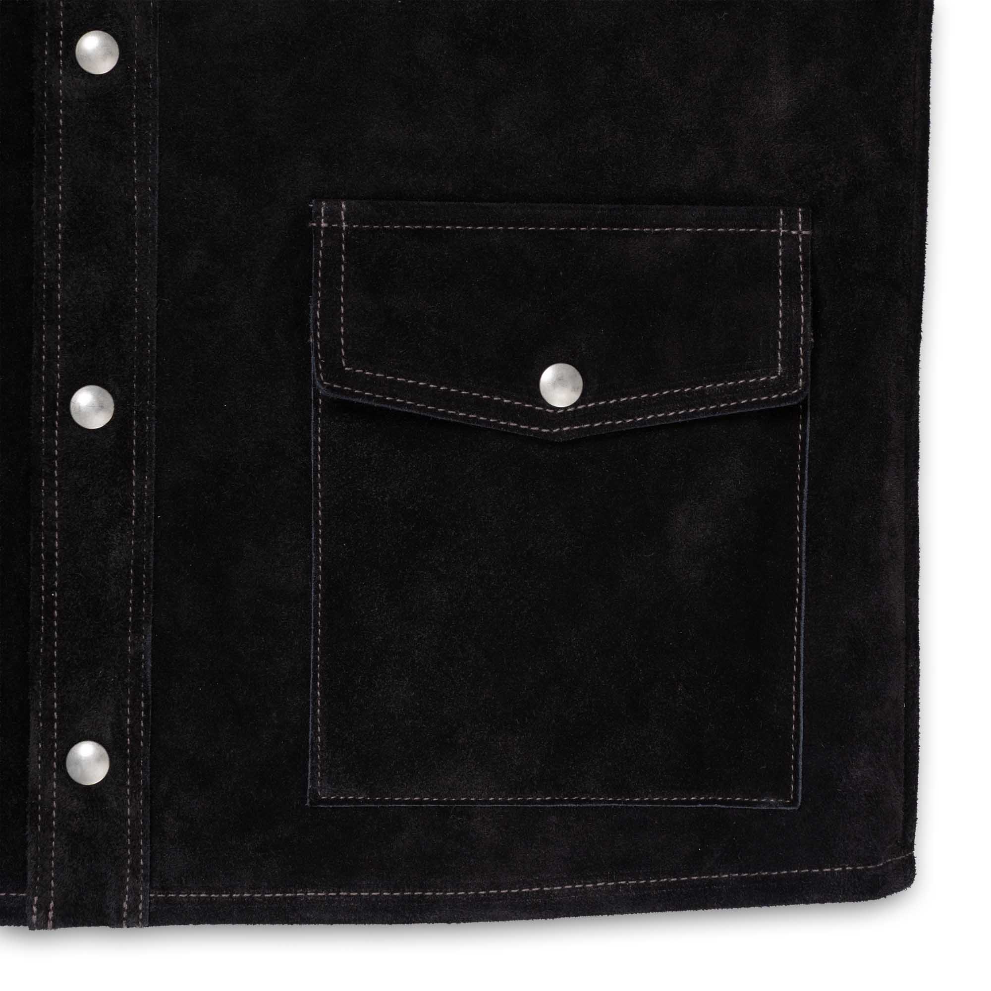 The Real McCoy's 8HU Leather Welder Jacket Black-Leather Jacket-Clutch Cafe
